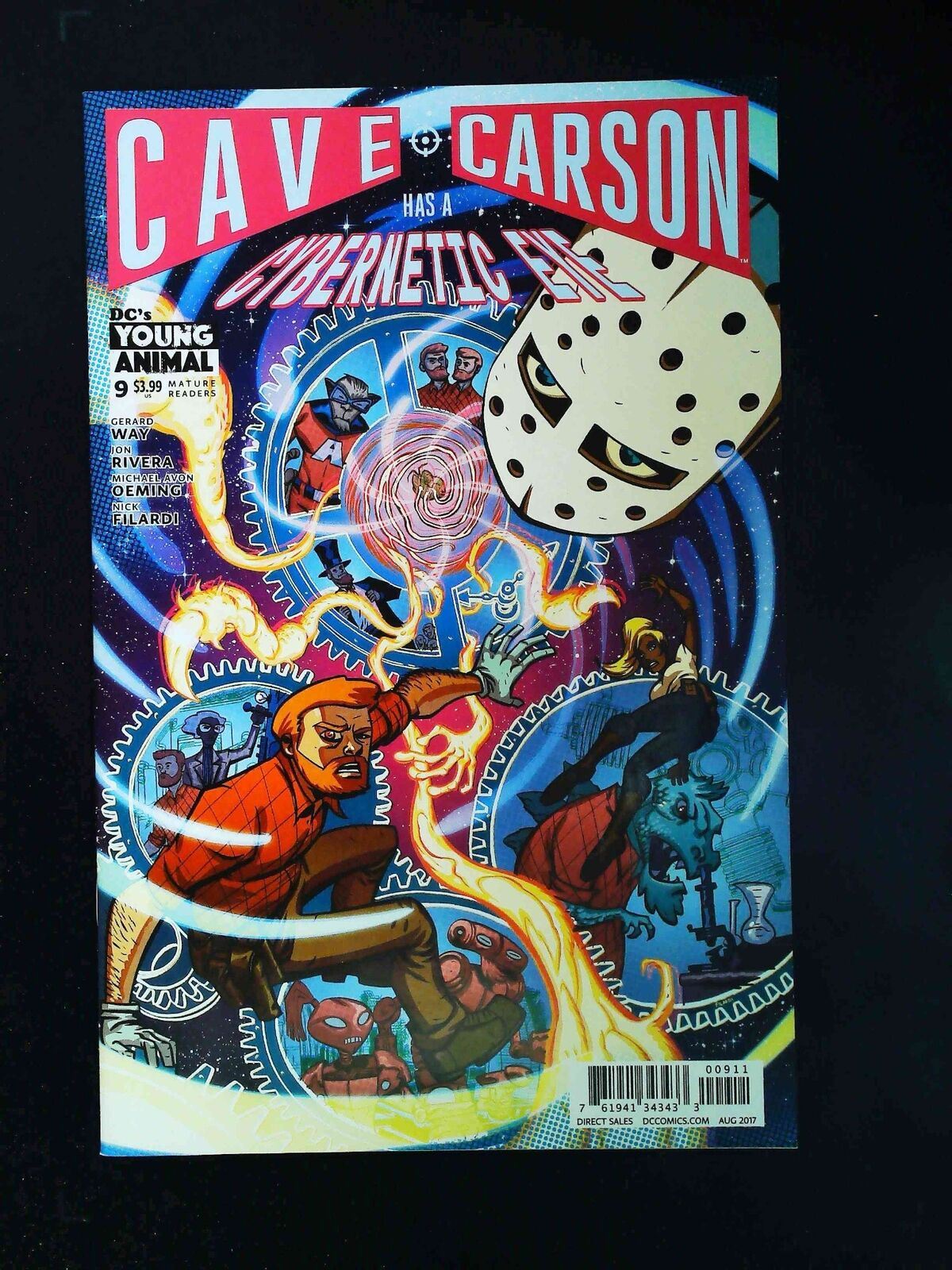 Cave Carson Has A Cybernetic Eye #9 Dc Comics 2017 Vf/Nm