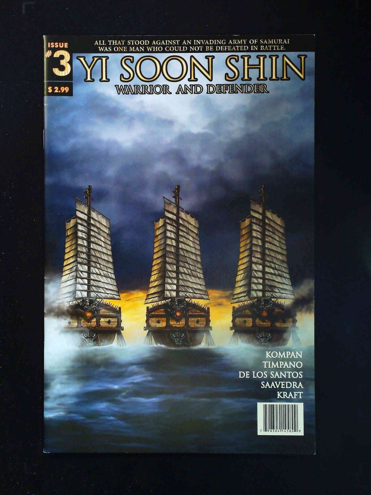 Yi Soon Shin Warrior And Defender #3 Onrie Kompan Comics 2009 Vf+