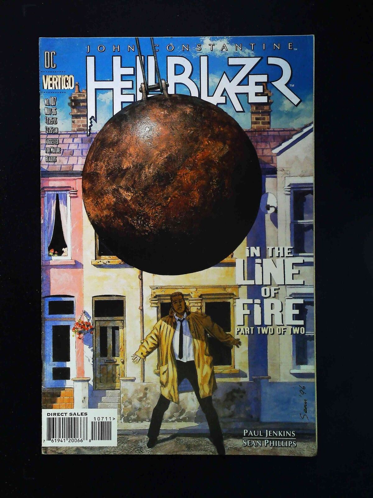 Hellblazer #107 Dc/Vertigo Comics 1996 Vf+
