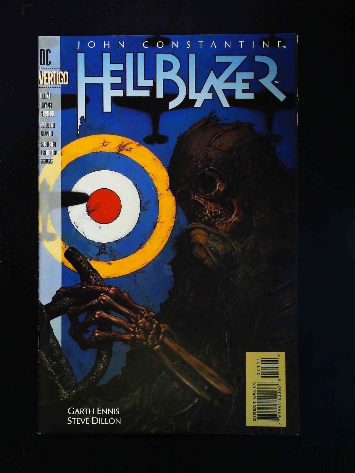 Hellblazer #71 Dc/Vertigo Comics 1993 Nm-