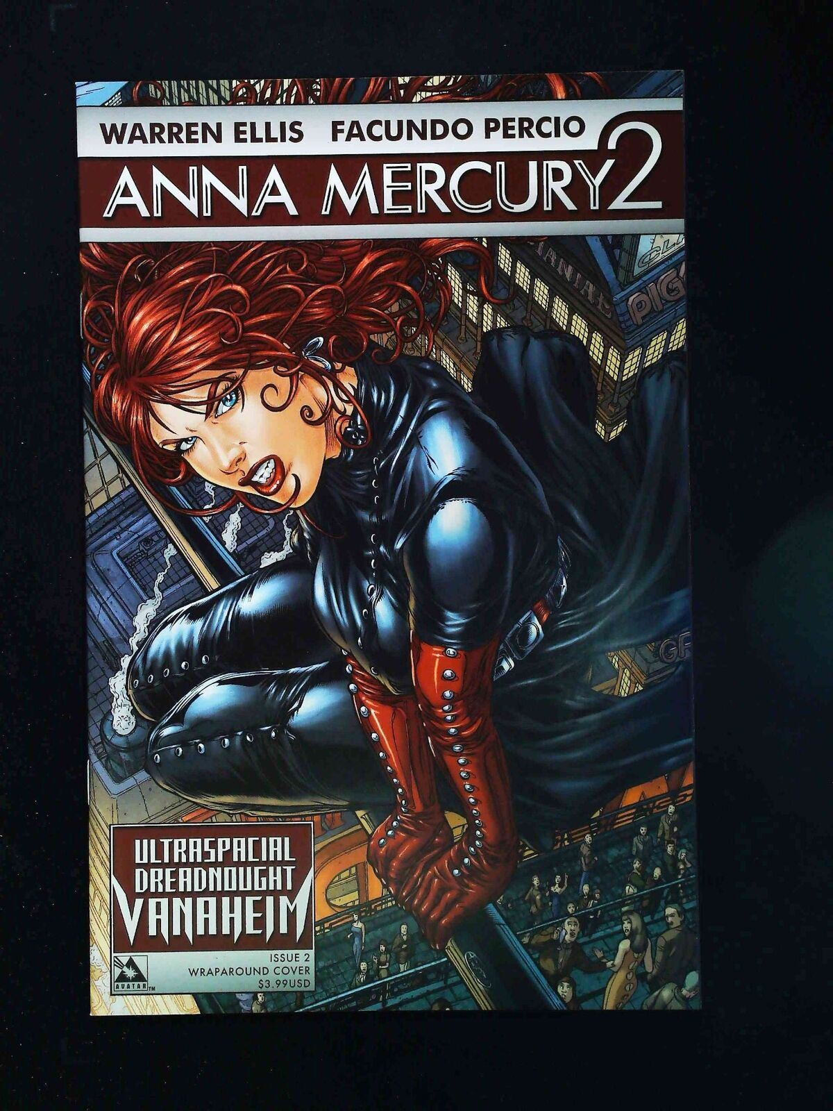 Anna Mercury 2 #2B Avatar Comics 2009 Nm Variant Cover