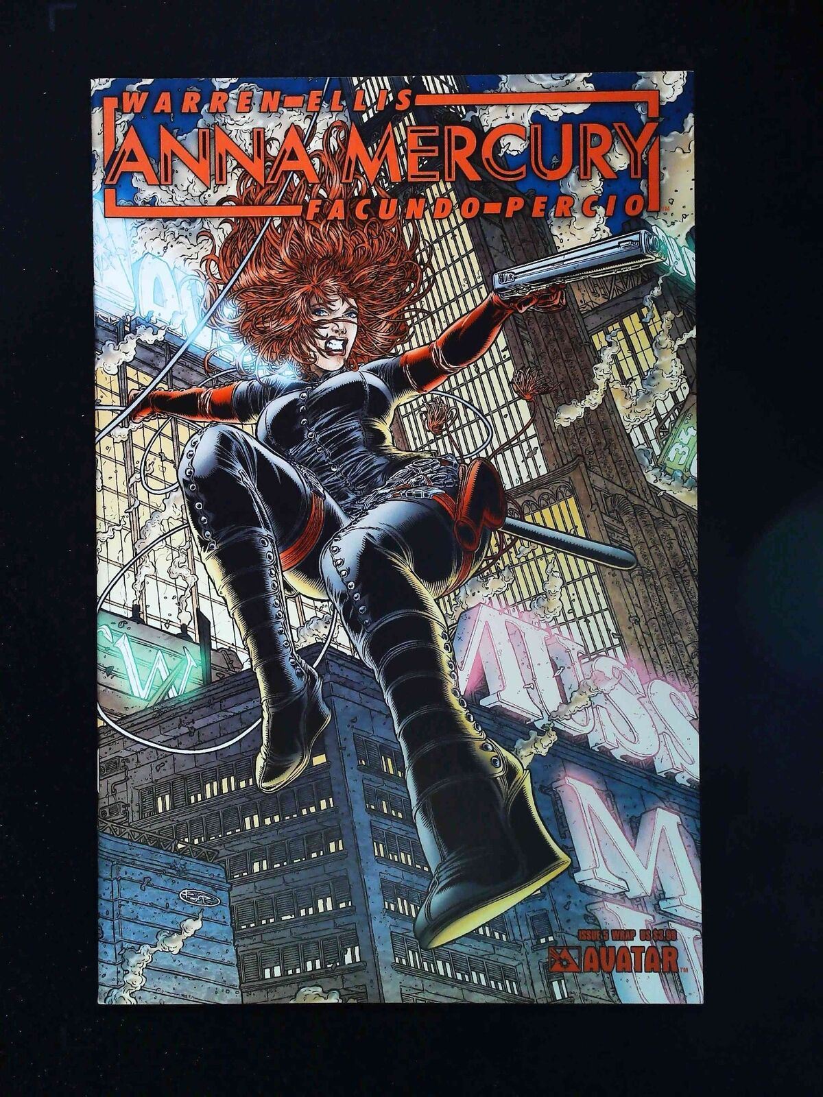 Anna Mercury #5C Avatar Comics 2008 Nm+ Ryp,Ellis,Warren Ellis Variant
