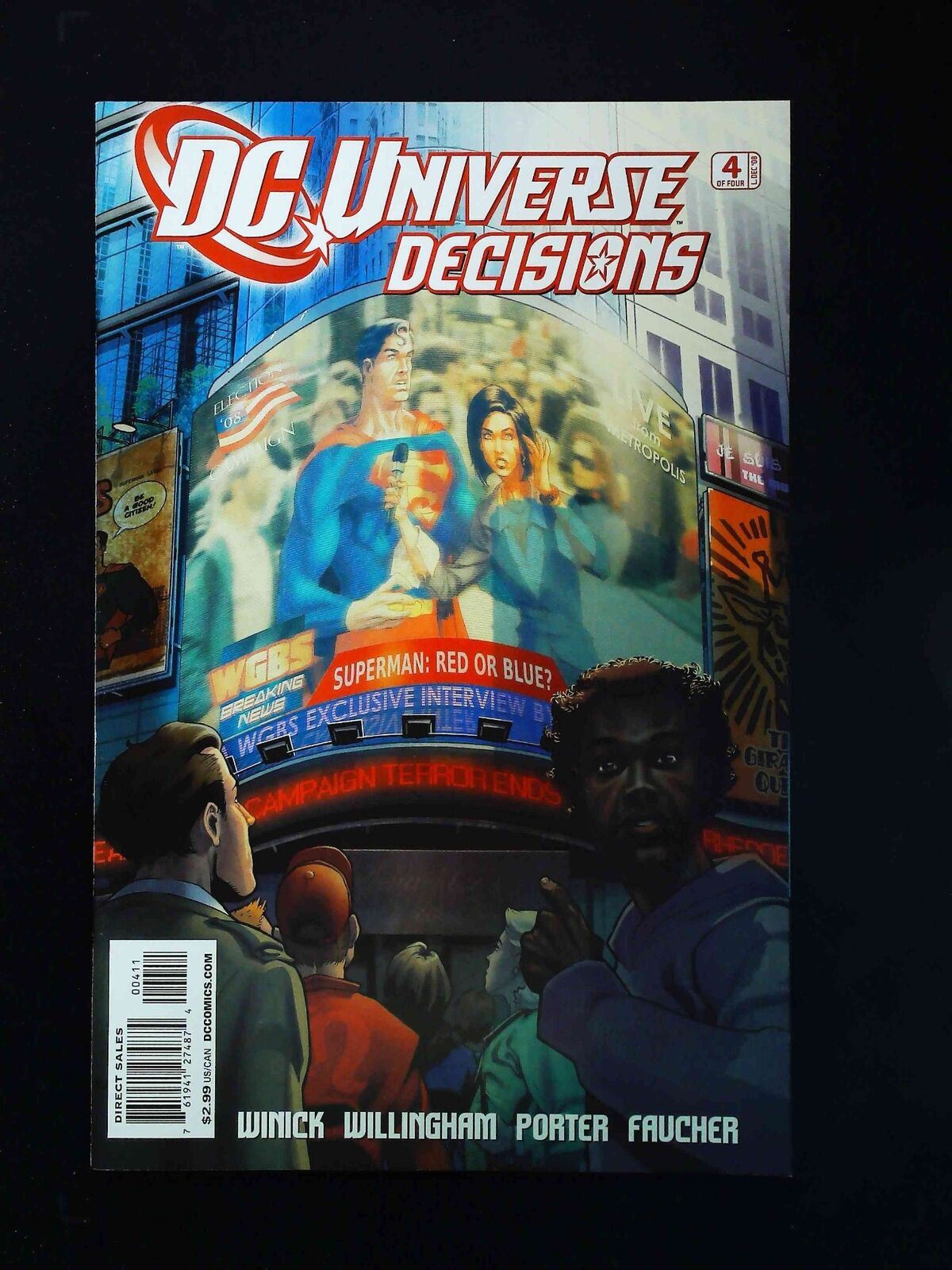 Dc Universe Decisions #4 Dc Comics 2008 Nm