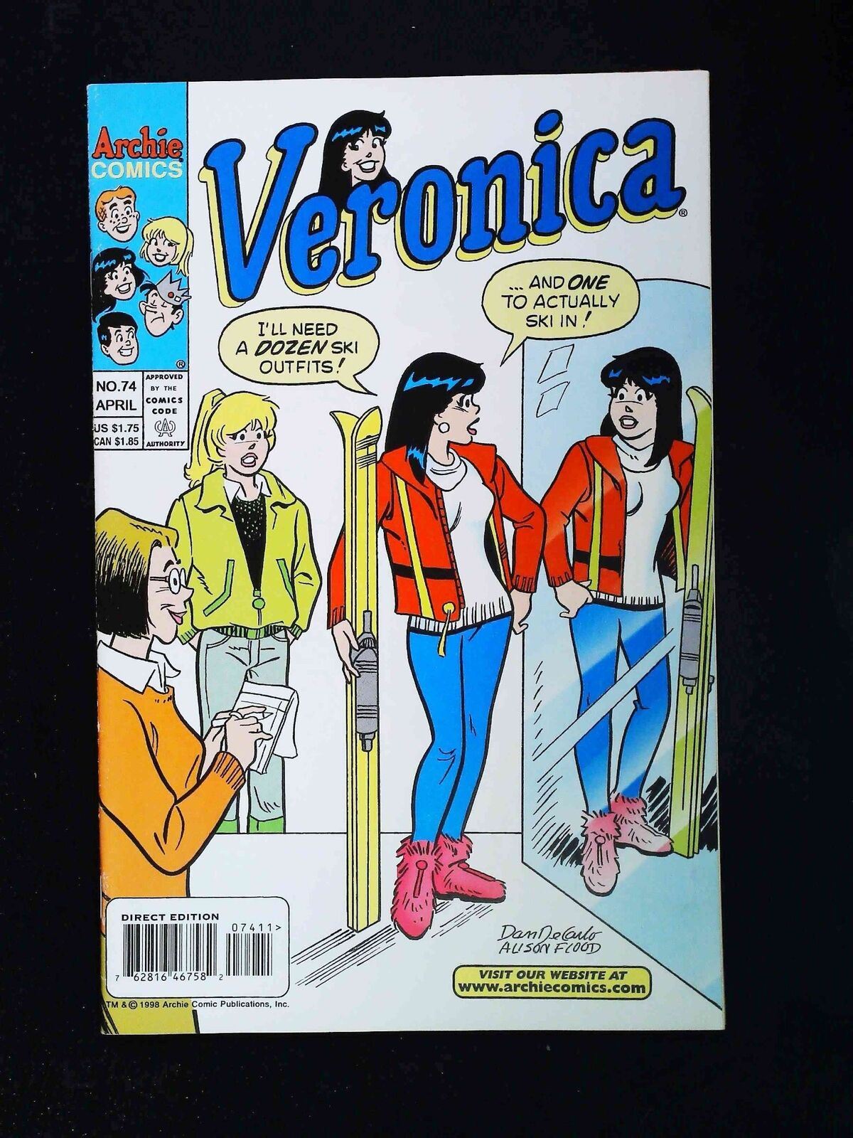 Veronica #74 Archie Comics 1998 Vf+