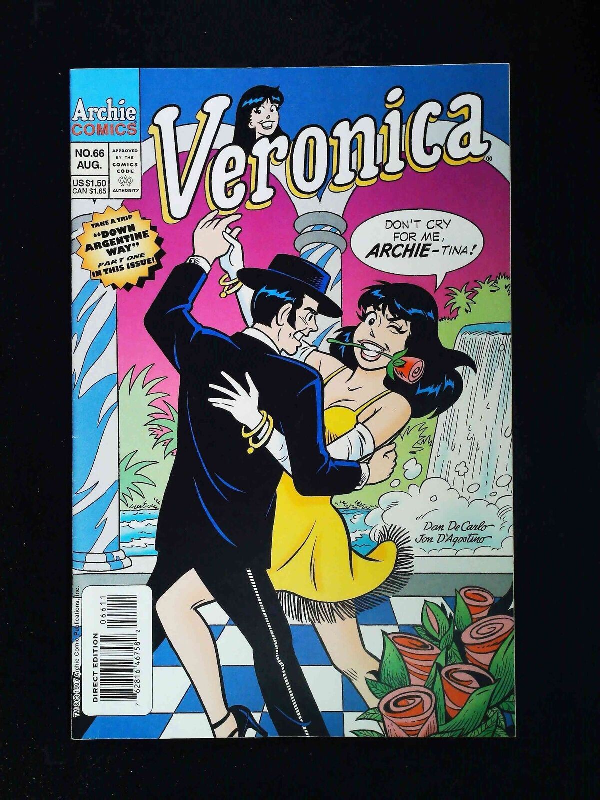 Veronica #66 Archie Comics 1997 Vf+