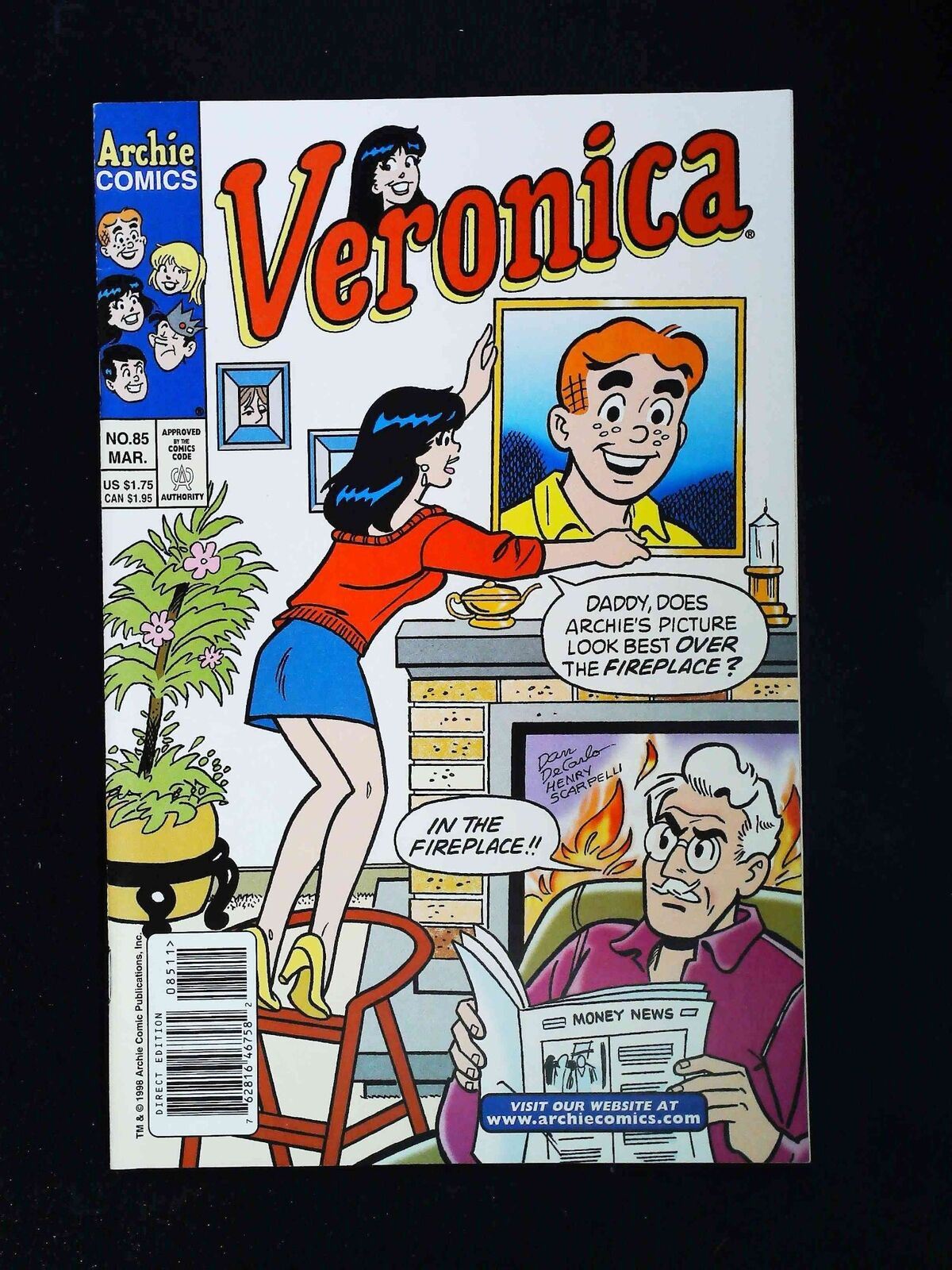 Veronica #85 Archie Comics 1999 Vf/Nm