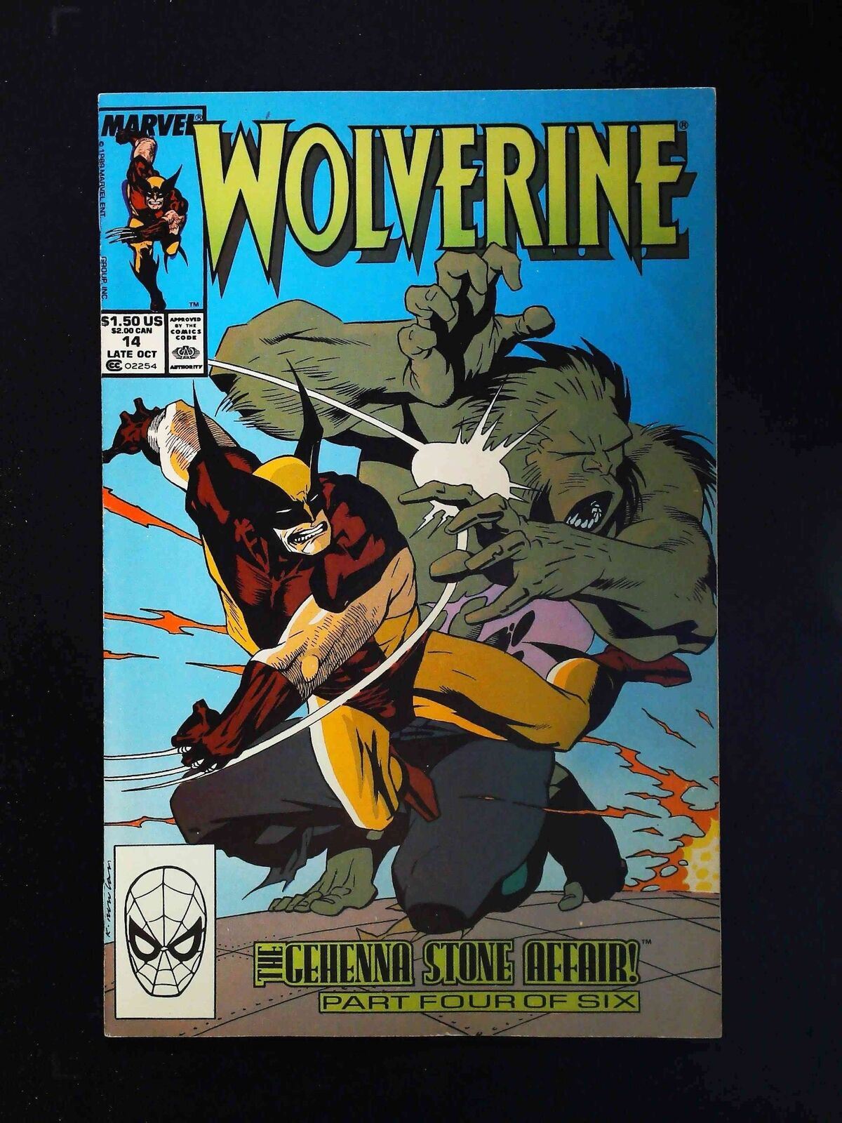 Wolverine #14 Marvel Comics 1989 Vf-