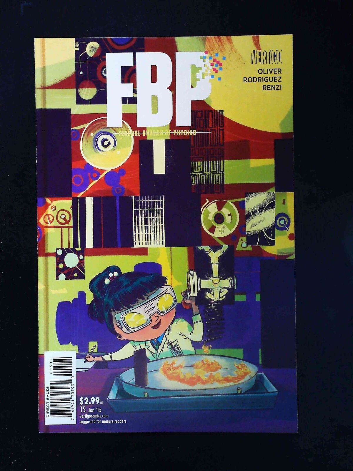 Fbp Federal Bureau Of Physics Collider #15 Dc/Vertigo Comics 2015 Vf/Nm