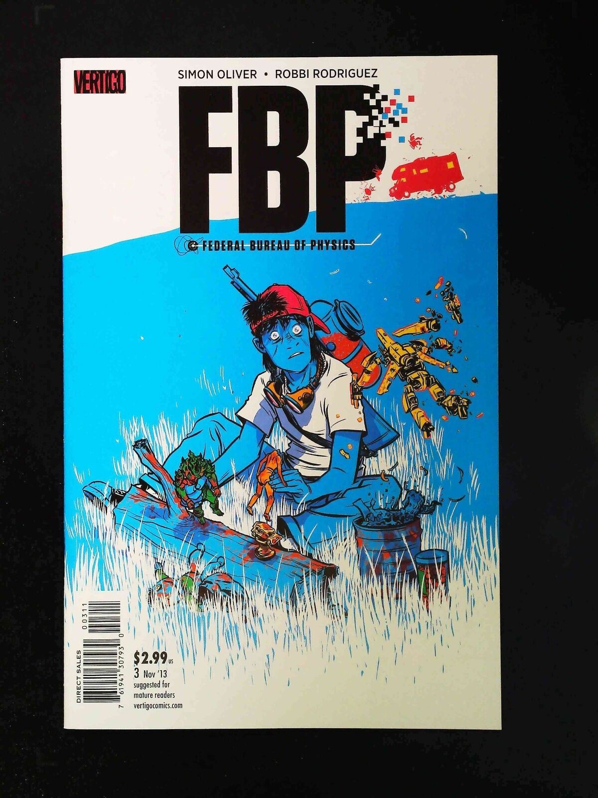 Fbp Federal Bureau Of Physics Collider #3 Dc/Vertigo Comics 2013 Vf/Nm