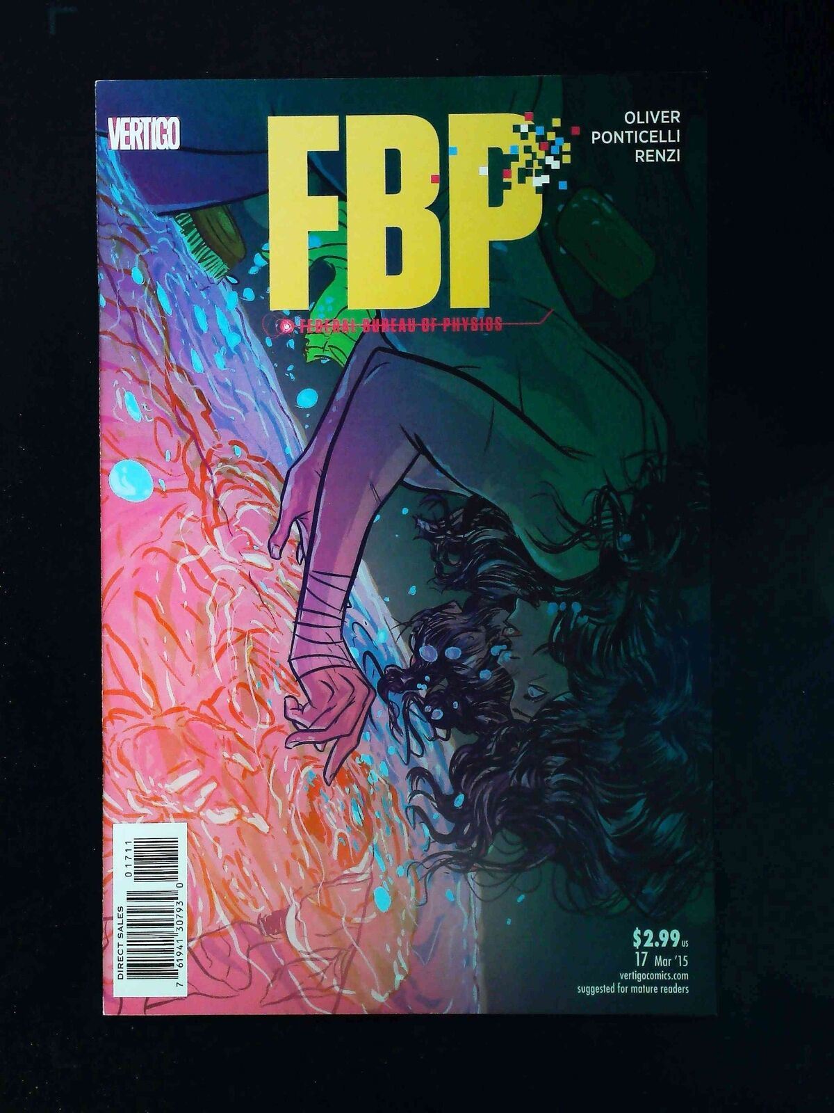 Fbp Federal Bureau Of Physics Collider #17 Dc/Vertigo Comics 2015 Vf/Nm