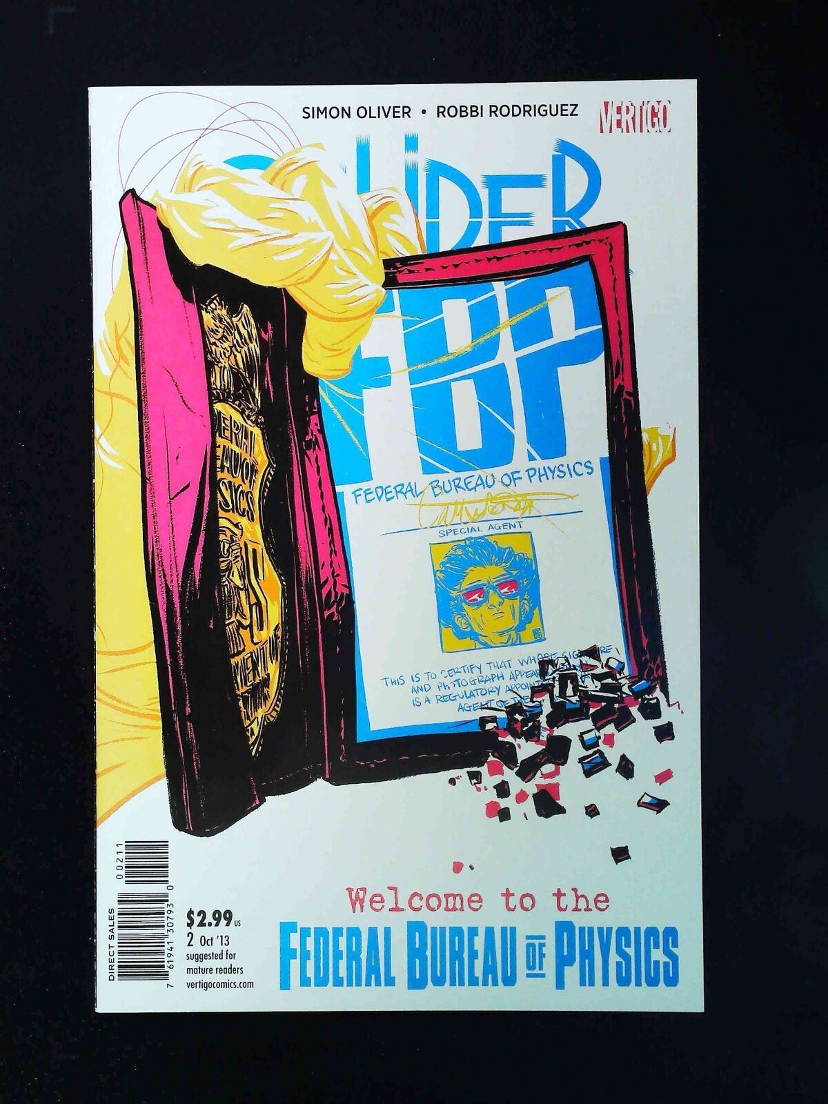 Fbp Federal Bureau Of Physics Collider #2 Dc/Vertigo Comics 2013 Vf/Nm