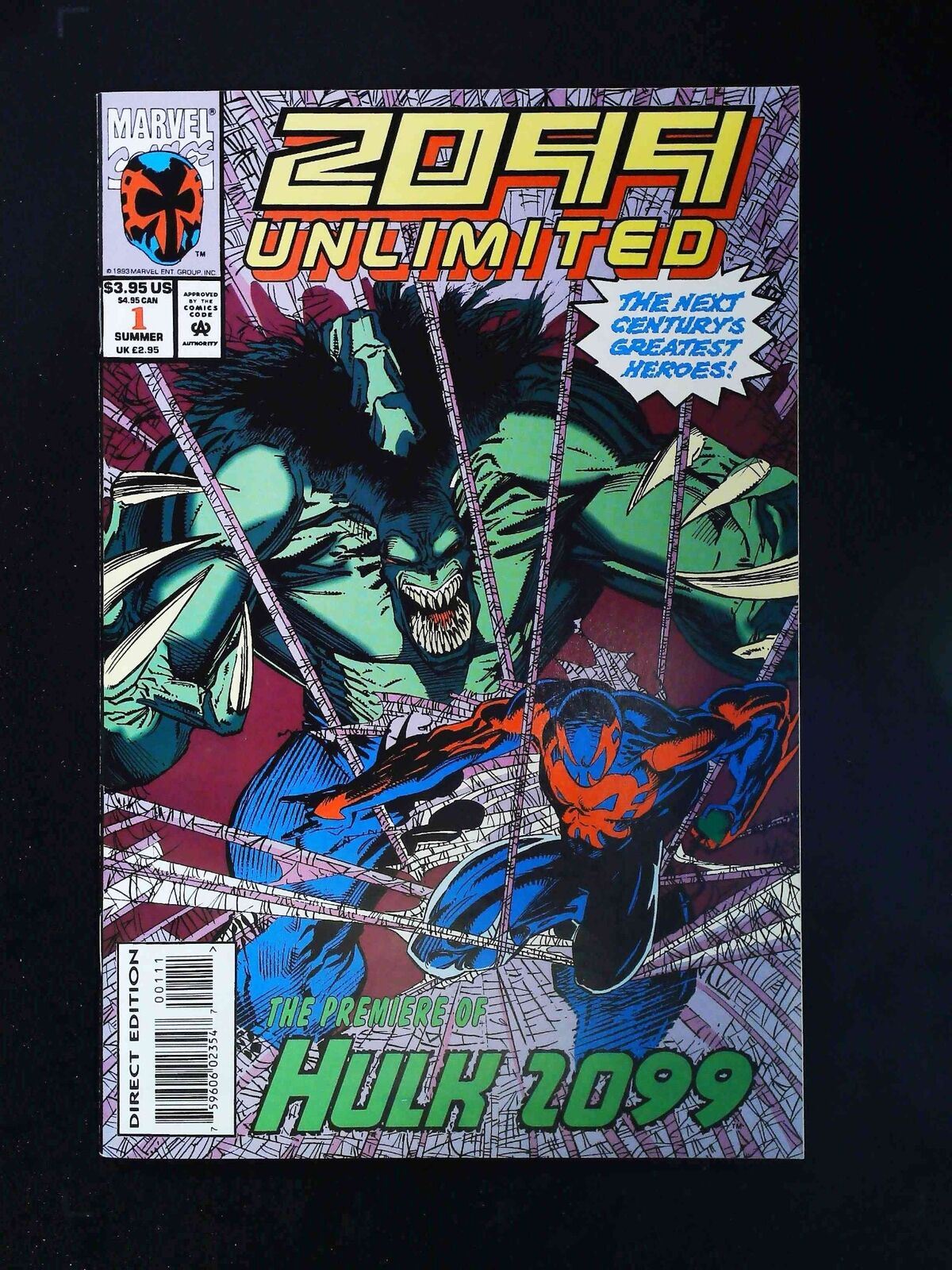 2099 Unlimited #1 Marvel Comics 1993 Vf+