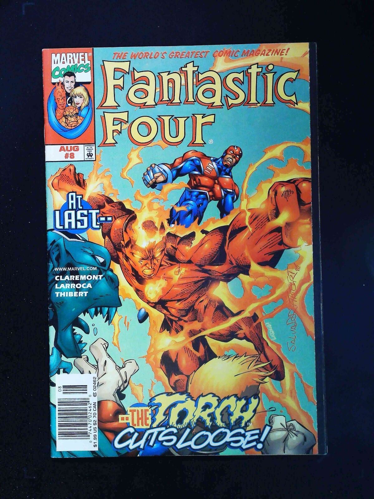 Fantastic Four #8 (3Rd Series) Marvel Comics 1998 Vf+ Newsstand