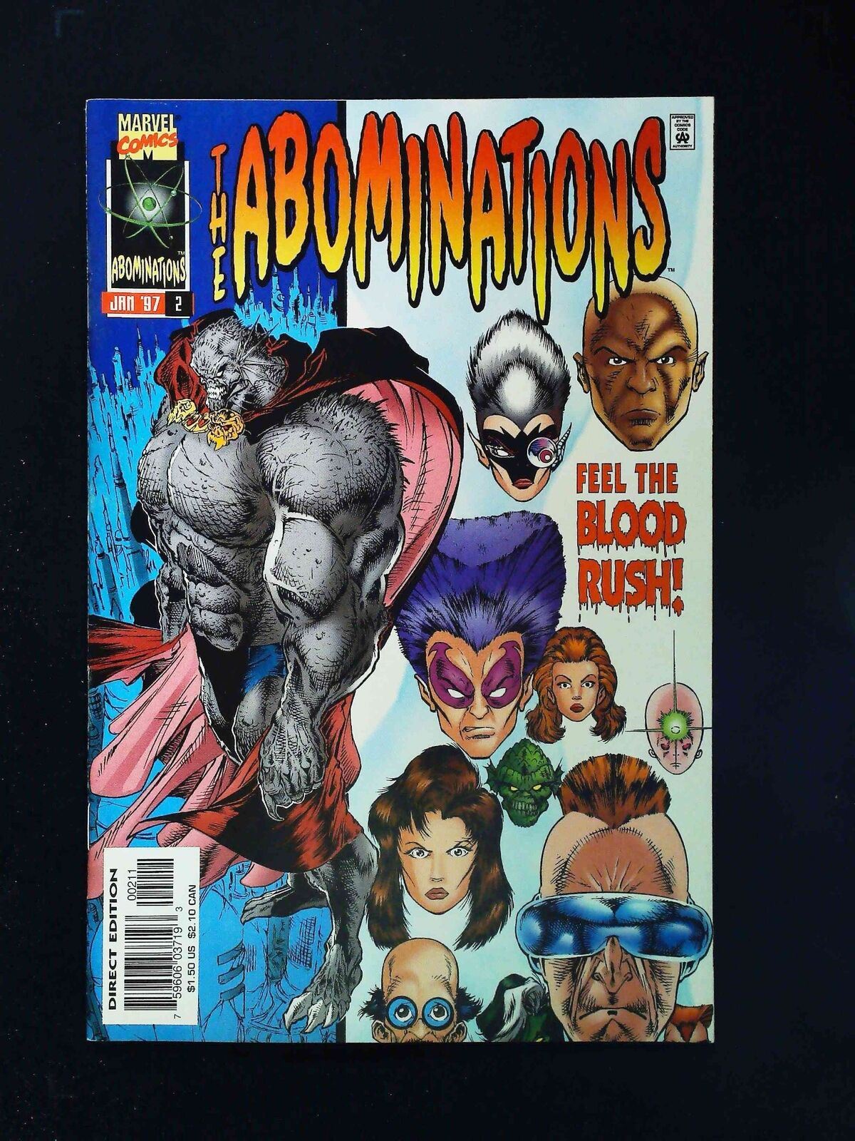 Abominations #2 Marvel Comics 1997 Vf+