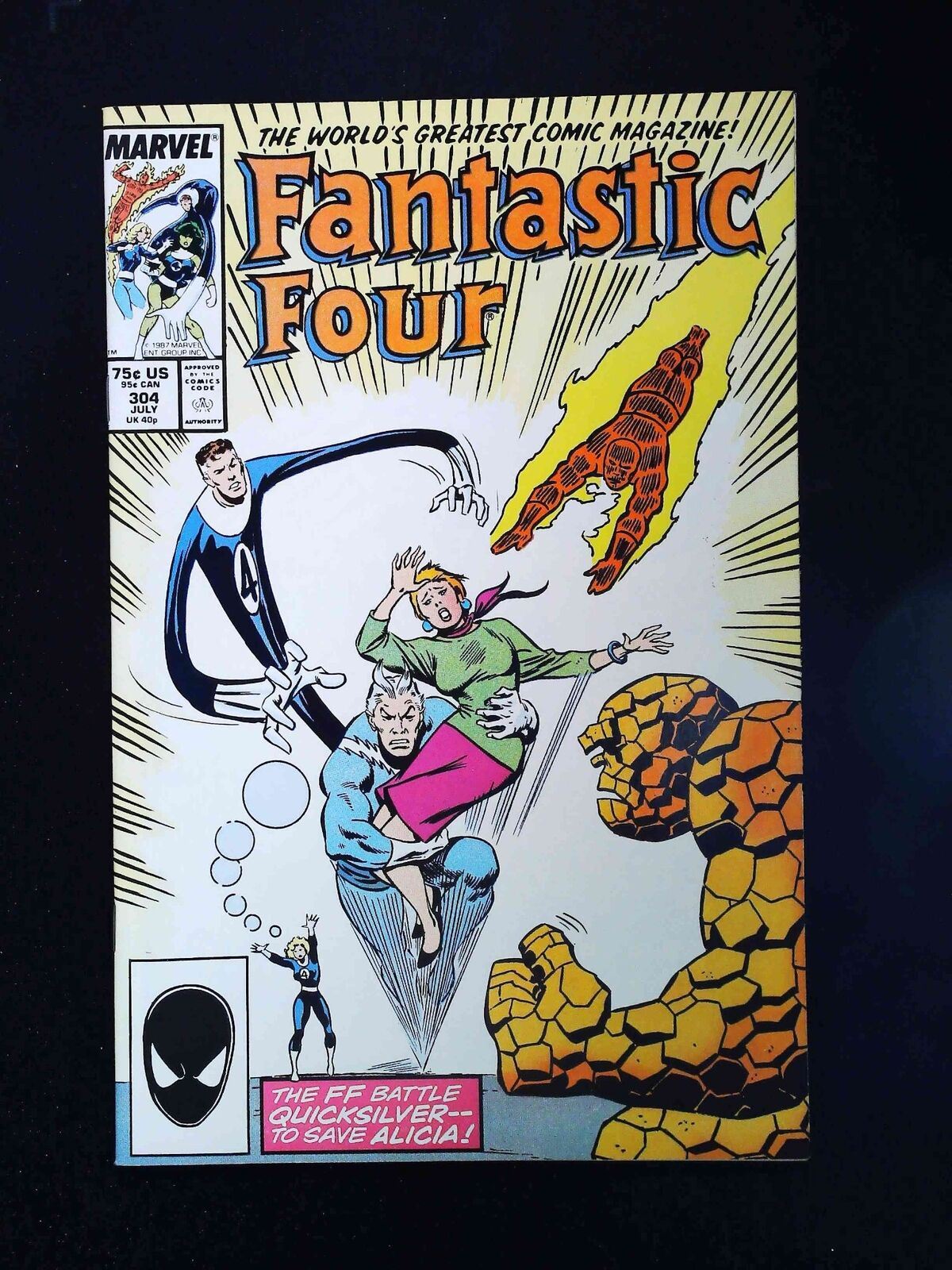 Fantastic Four #304 Marvel Comics 1987 Nm-