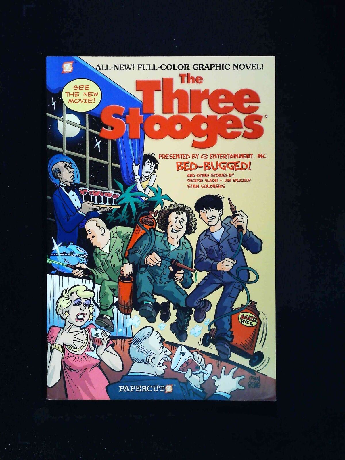 Three Stooges #1-1St Papercutz Comics 2012 Nm- Variant Cover