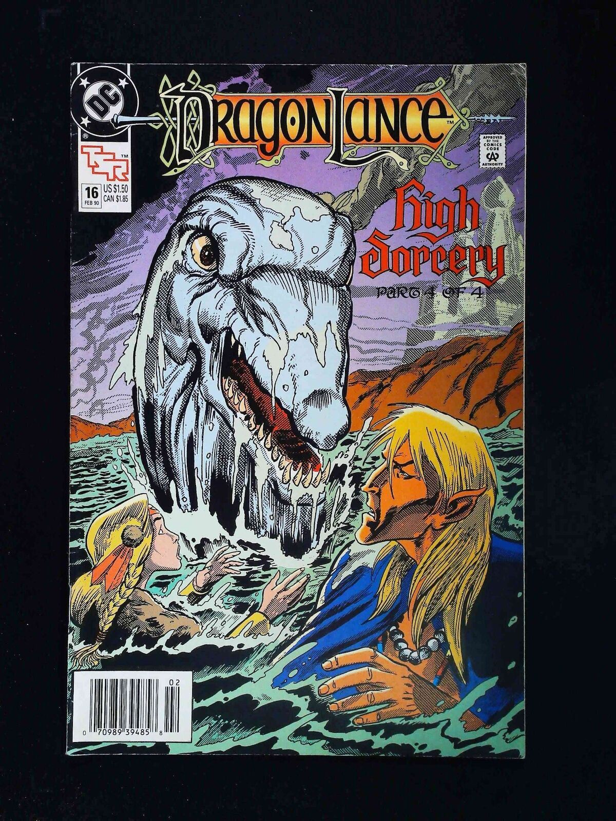 Dragonlance #16 Dc Comics 1990 Fn/Vf Newsstand