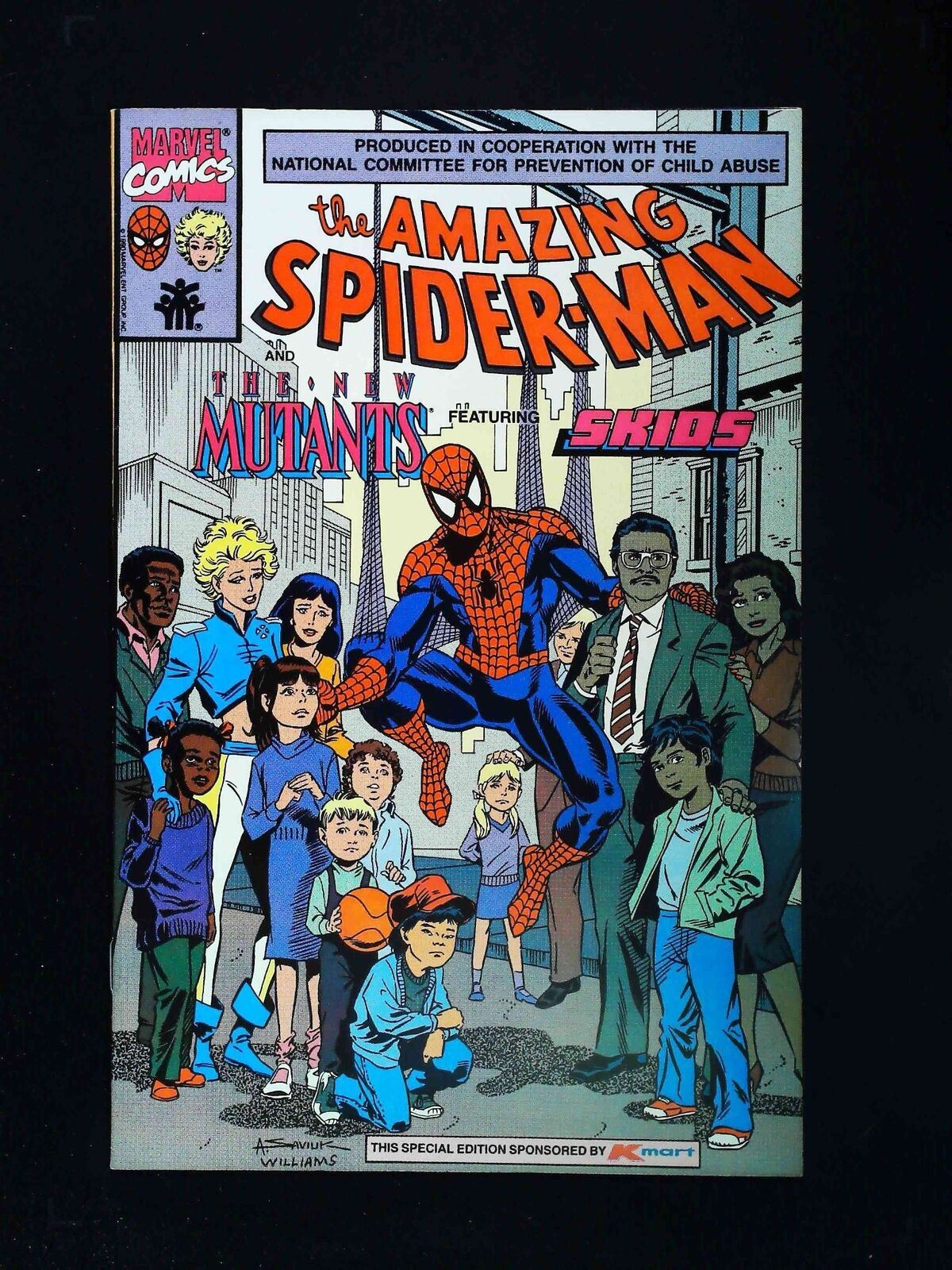 Amazing Spider-Man And The New Mutants Giveaway #1 Marvel Comics 1990 Vf+