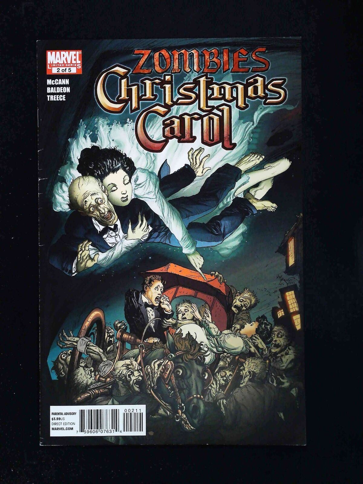 Marvel Zomnies Christmas Carol #2 Marvel Comics 2011 Vf