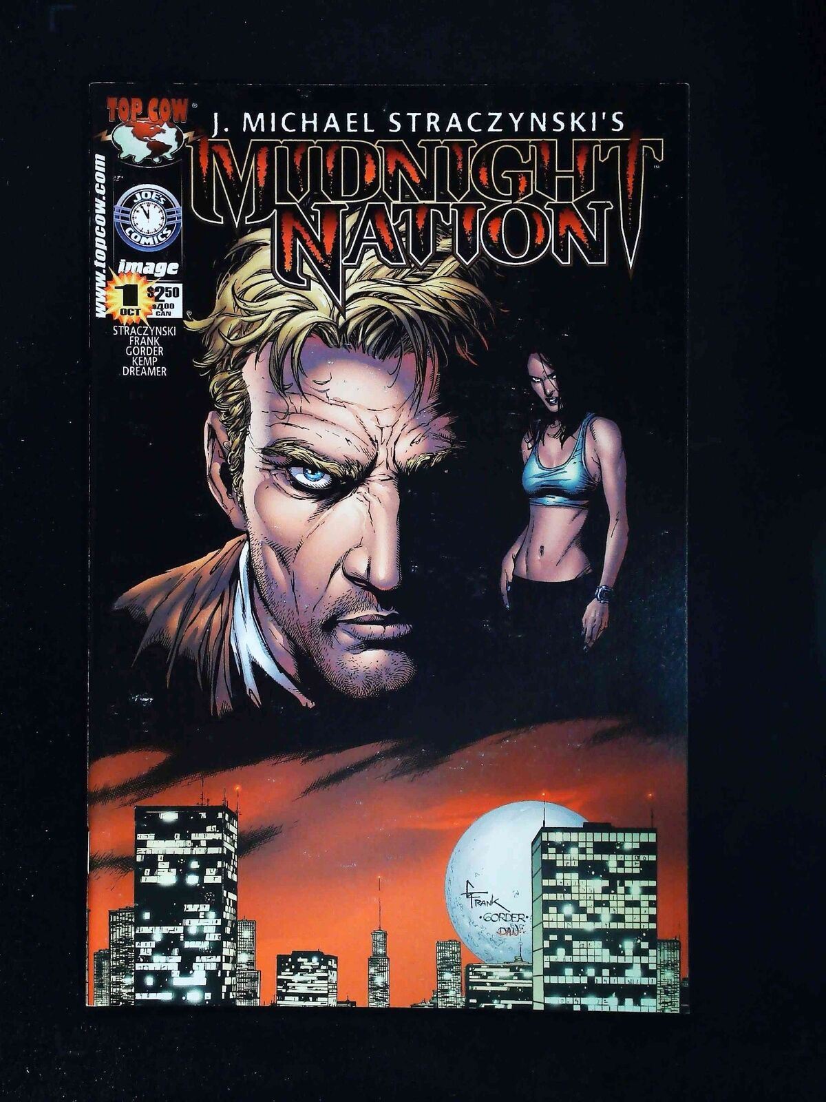 Midnight Nation #1B Top Cow Comics 2000 Vf/Nm