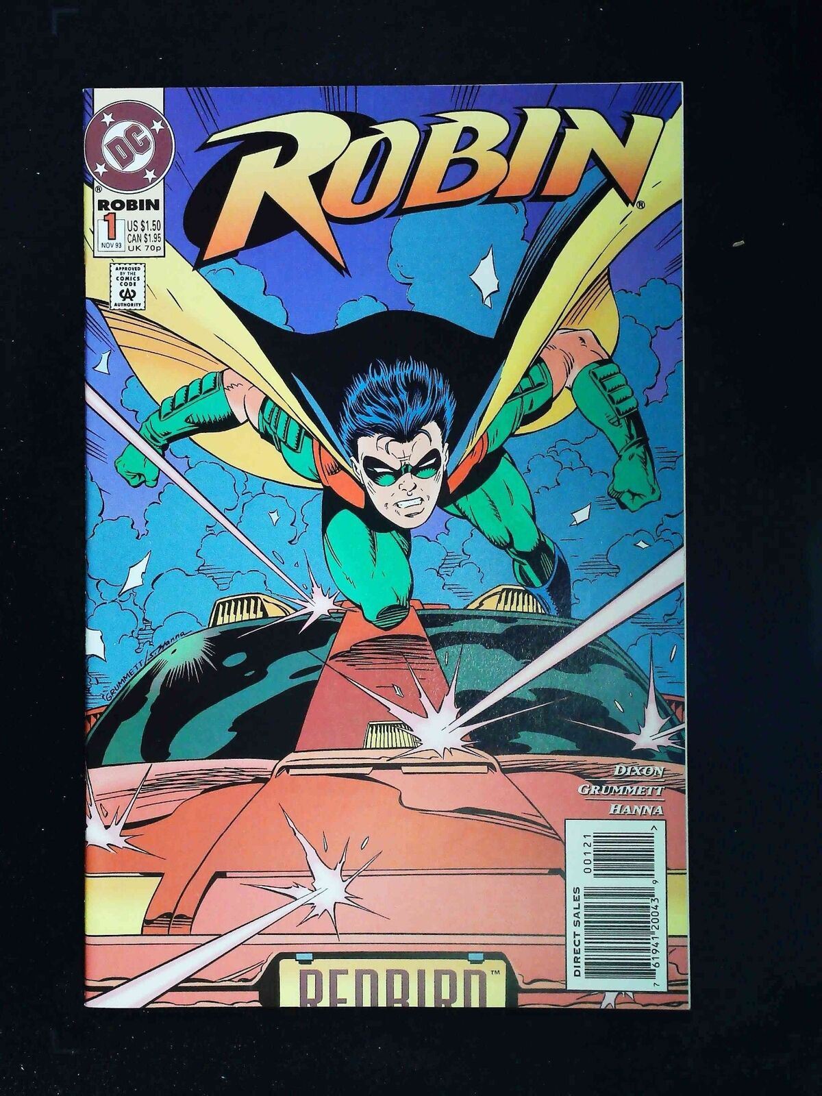Robin #1N Dc Comics 1993 Nm- Variant Cover