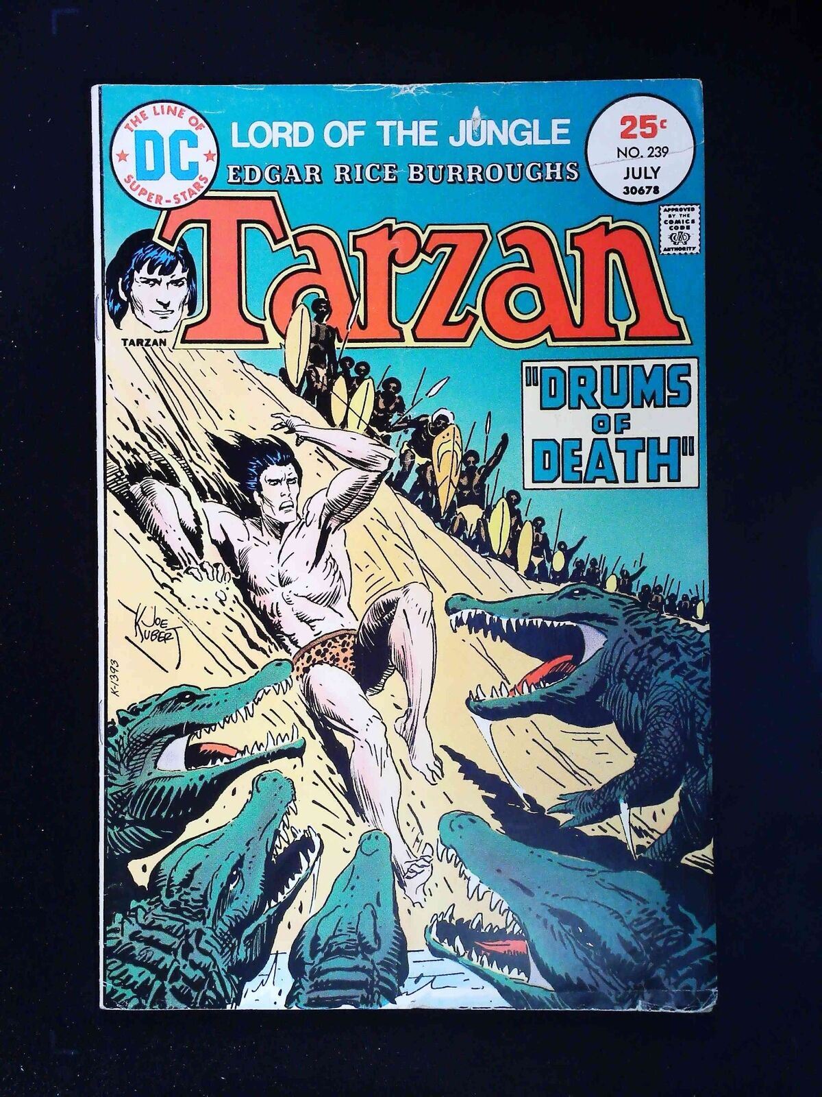 Tarzan #239 Dc Comics 1975 Fn/Vf