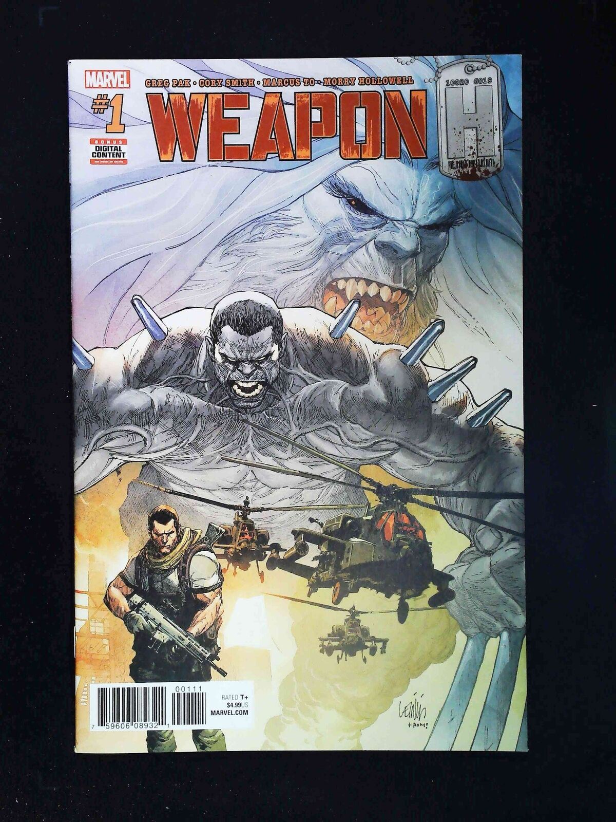 Weapon H #1 Marvel Comics 2018 Nm-