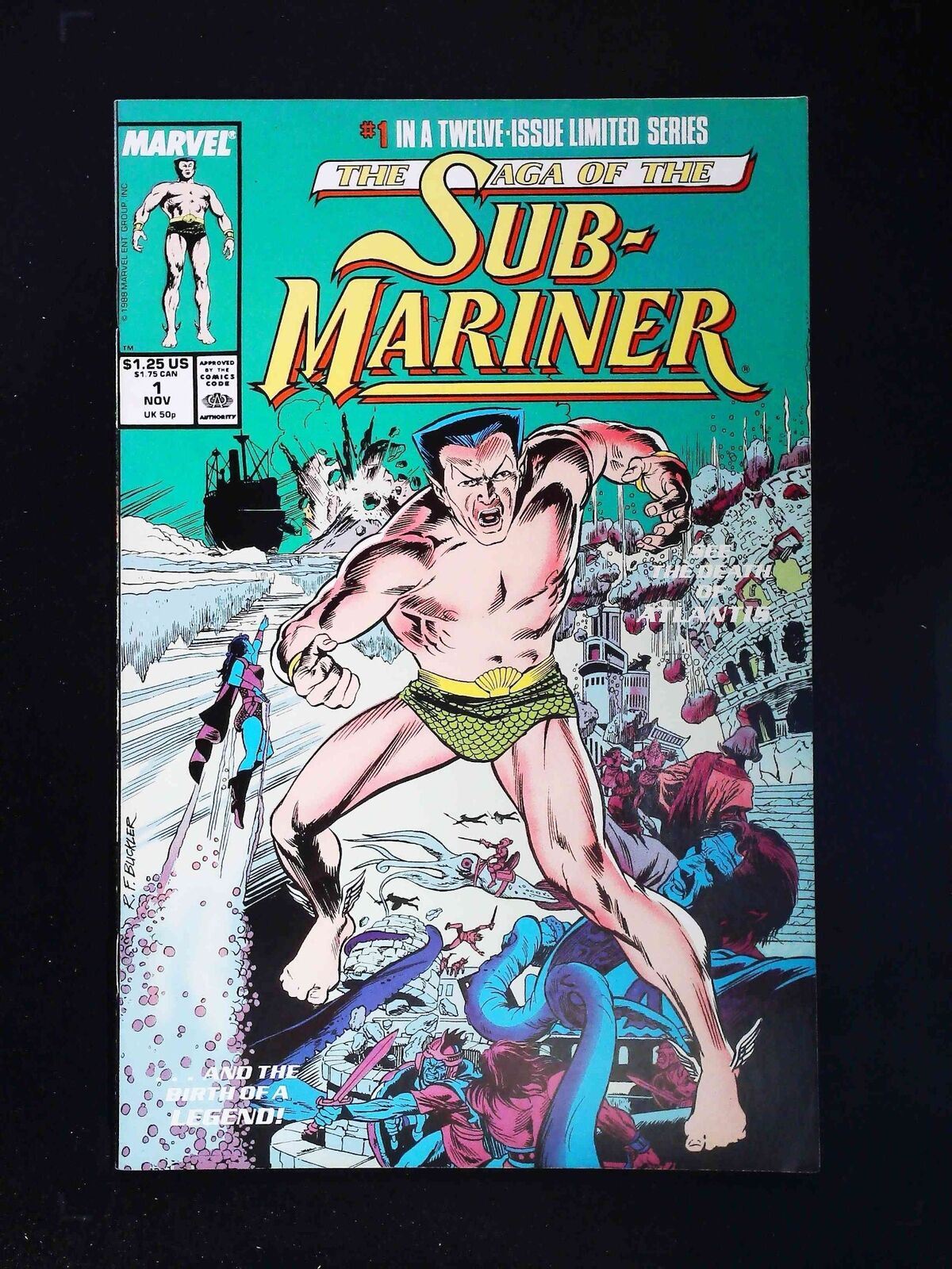 Saga Of The Sub-Mariner #1 Marvel Comics 1988 Vf