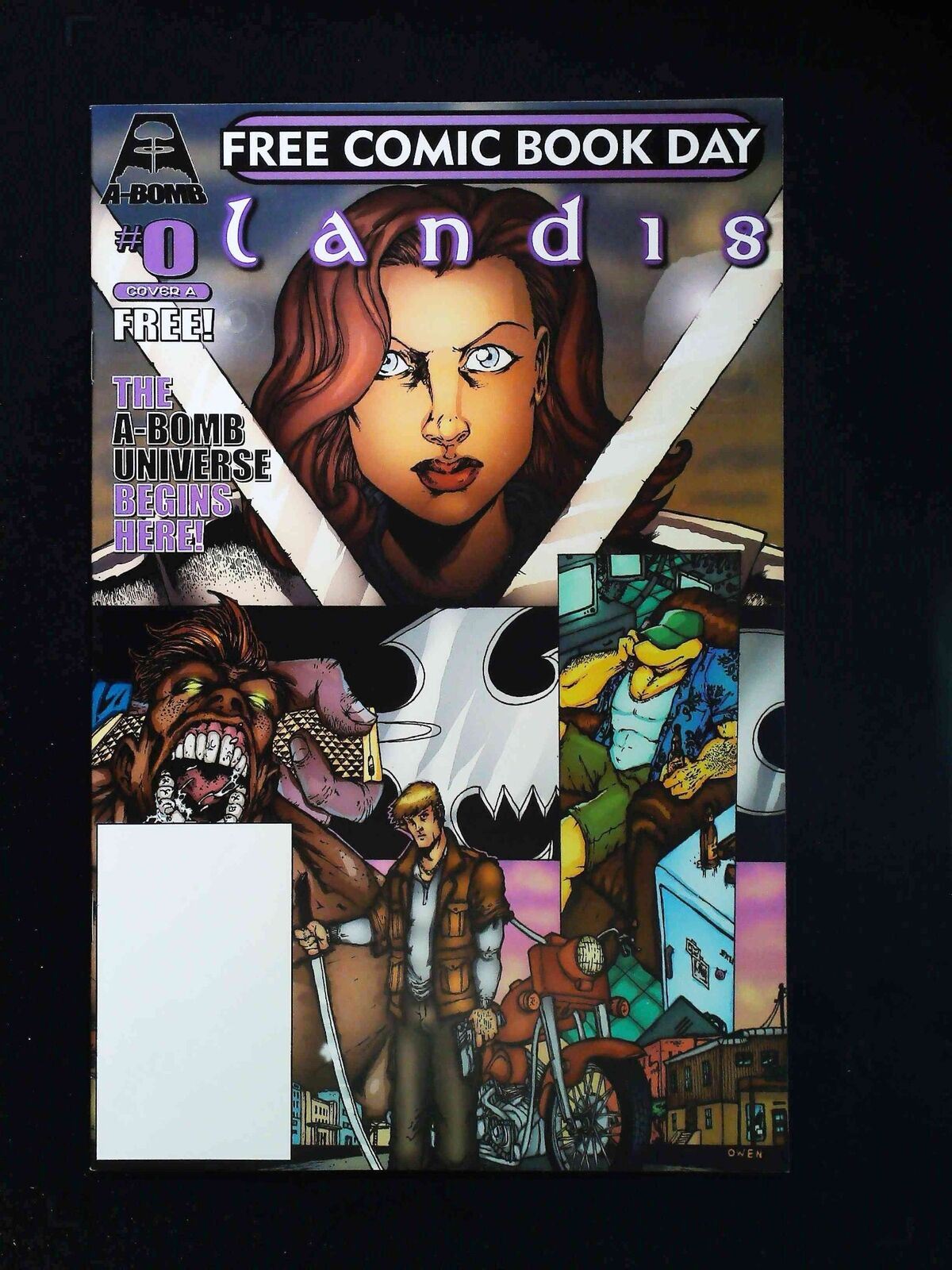 Landis (Fcbd) #0 A-Bomb Comics 2003 Nm-