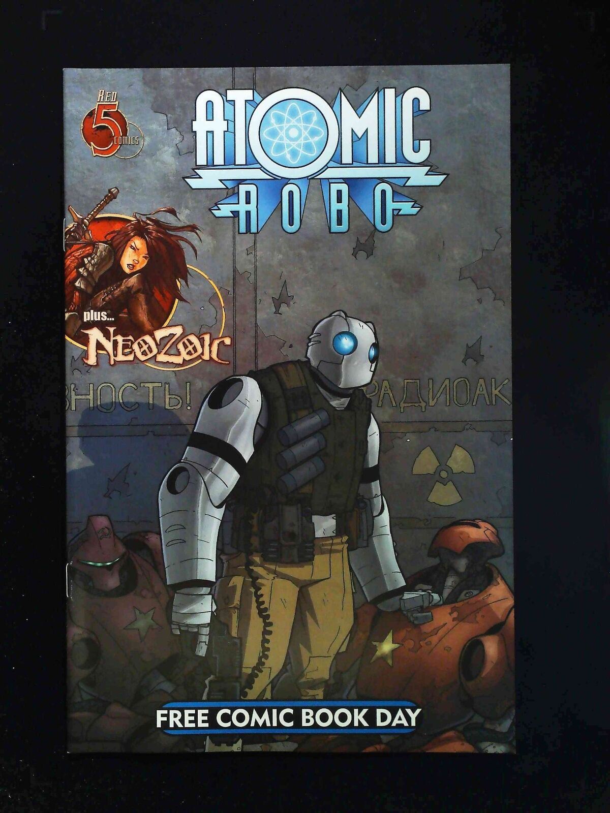 Atomic Robo (Fcbd) #2008 Red 5 Comics Comics 2008 Vf/Nm