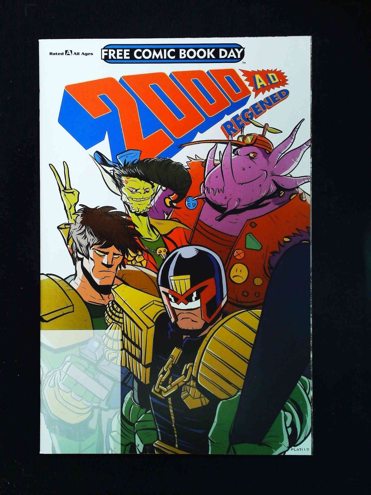 2000 Ad Regened Fcbd #0 Rellion Comics 2018 Nm+