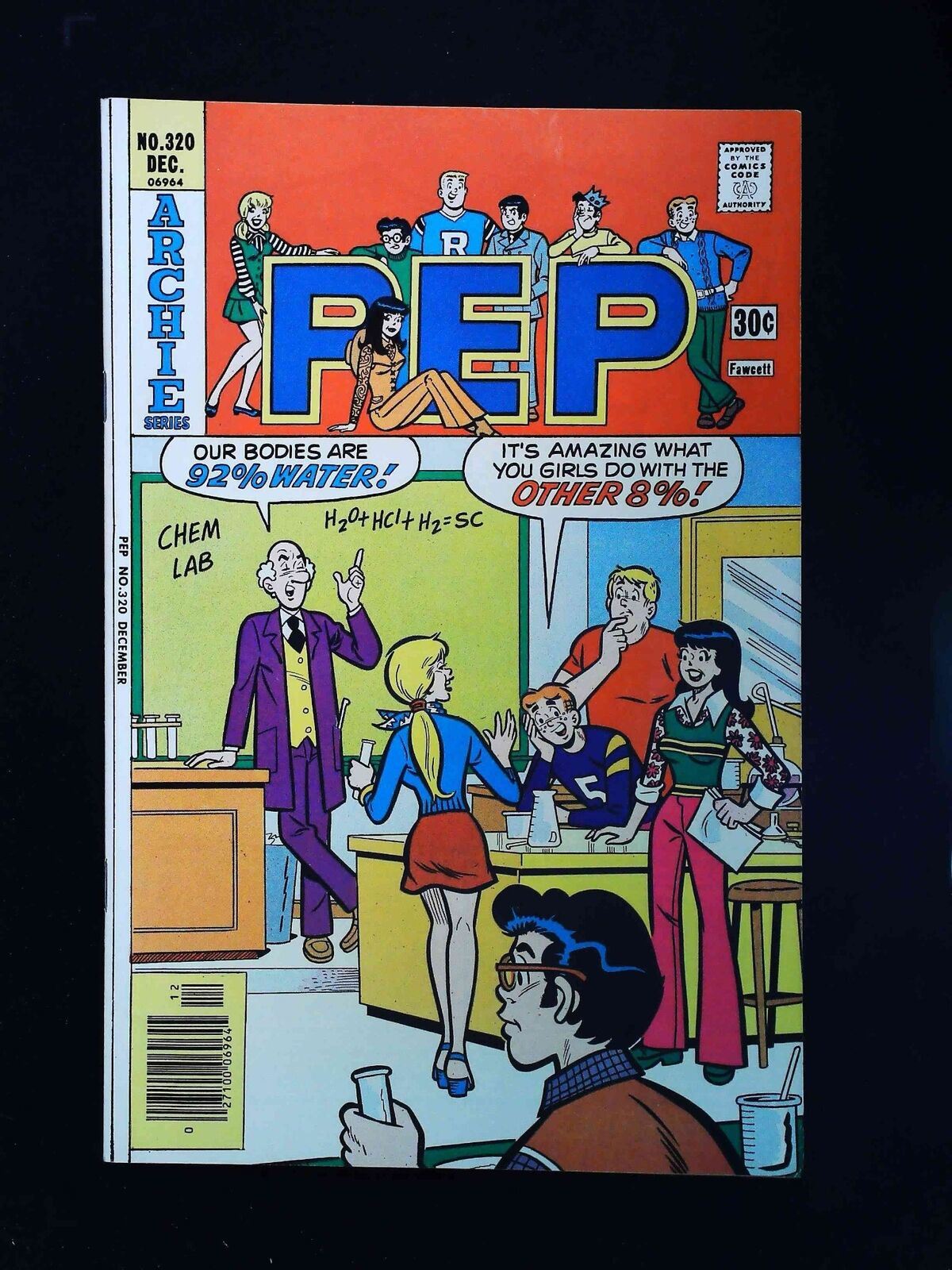 Pep Comics #320 Archie Comics 1976 Vf Newsstand