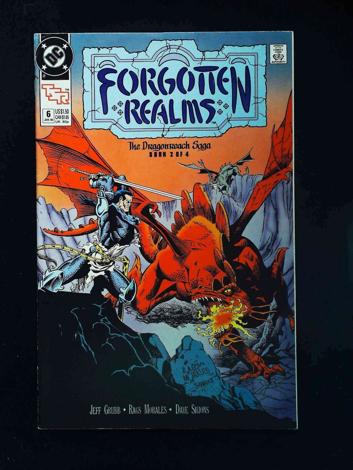 Forgotten Realms #6 Dc Comics 1990 Fn-