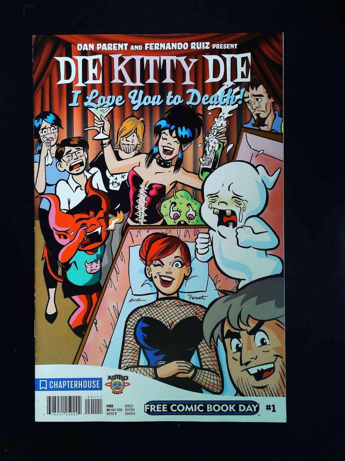 Die Kitty Die I Love You To Death #1 Chapterhouse Comics 2018 Vf+ Fcbd