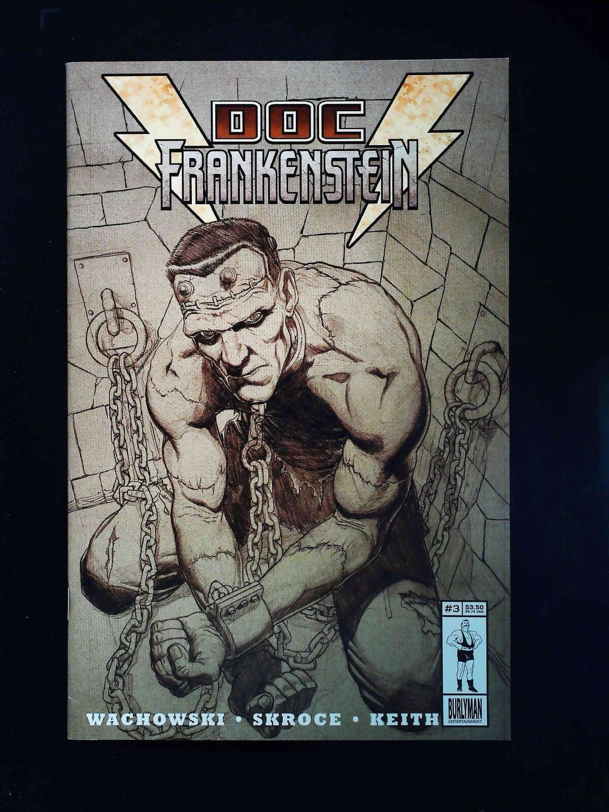 Doc Frankenstein #3 Burlyman Comics 2005 Vf/Nm