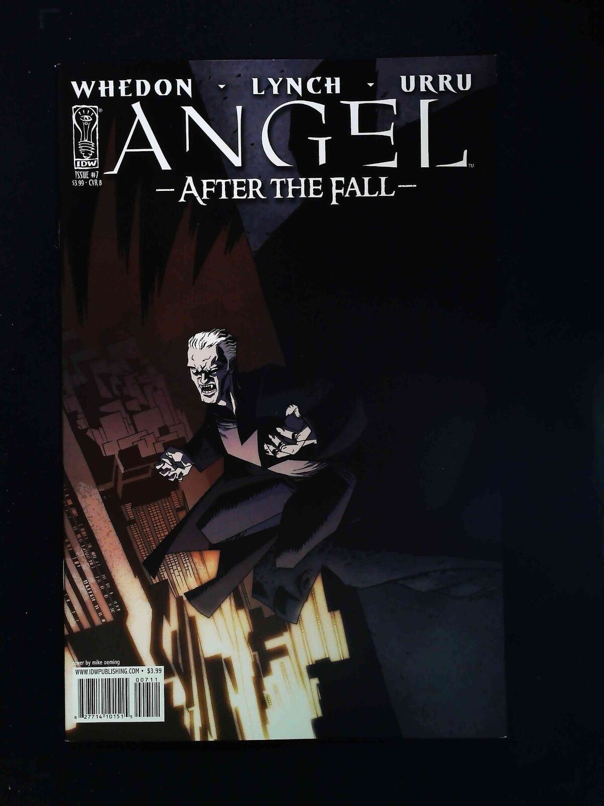 Angel After The Fall #7B Idw Comics 2008 Nm+ Avon-Oeming Variant