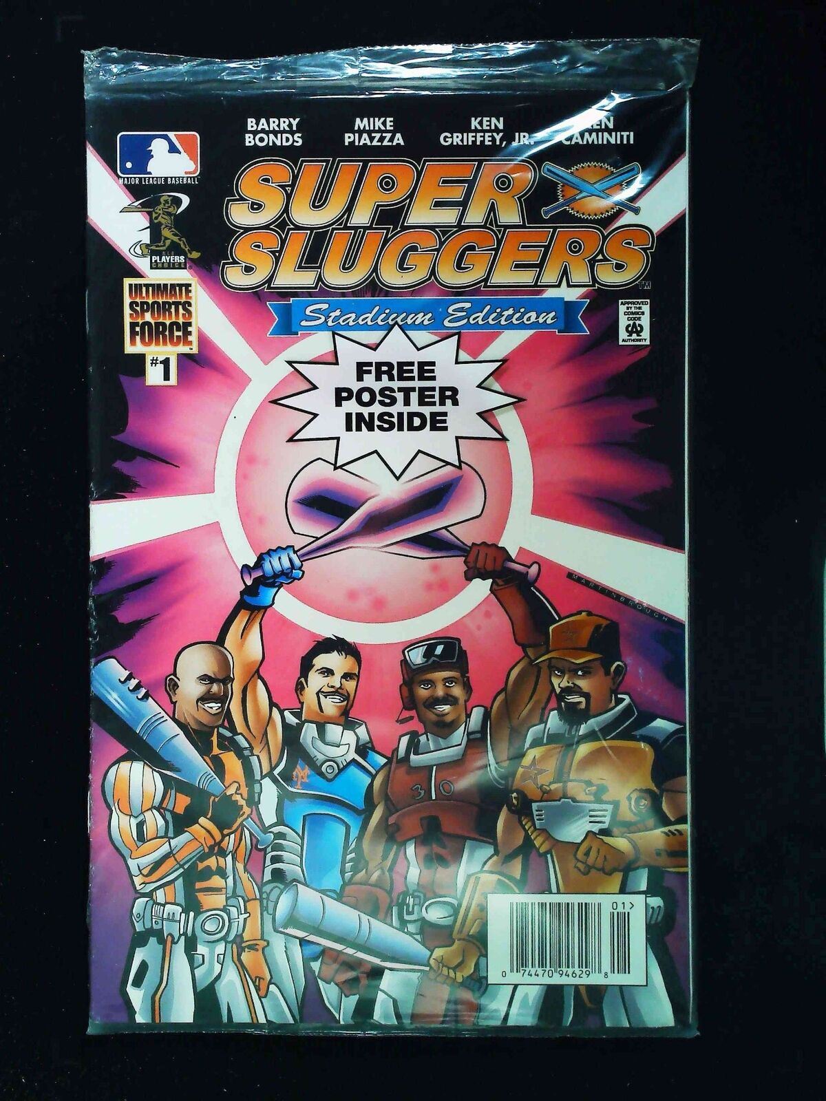 Super Sluggers #1P Ultimate Sports Force Comics 2000 Vf+ Newsstand Polybagged