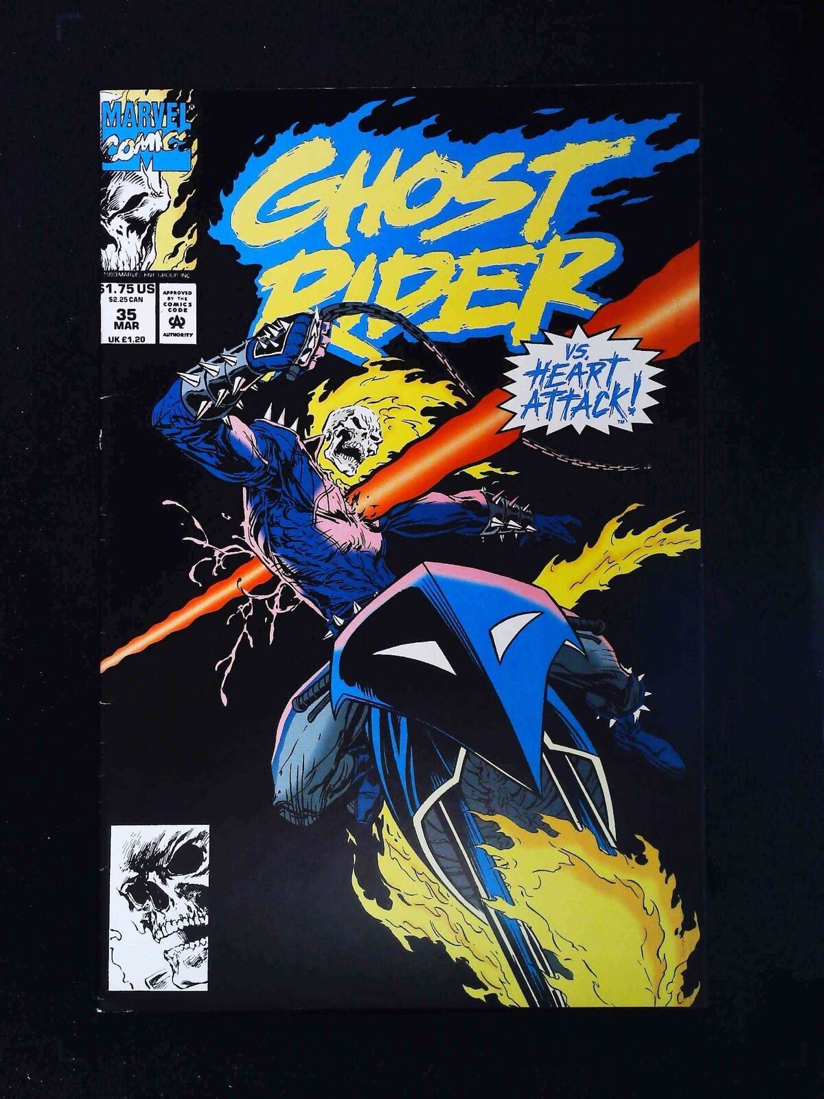 Ghost Rider #35 (2Nd Series) Marvel Comics 1993 Vf+