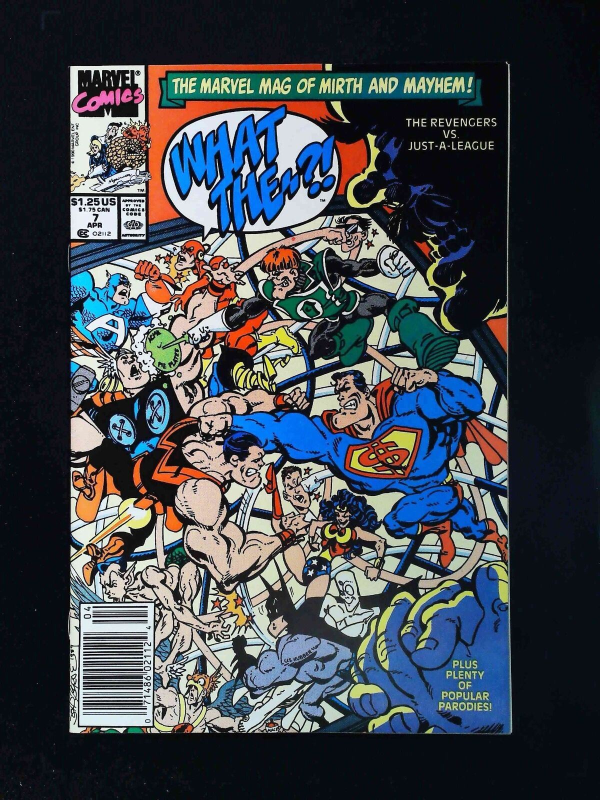 What The--?! #7 Marvel Comics 1990 Vf/Nm Newsstand