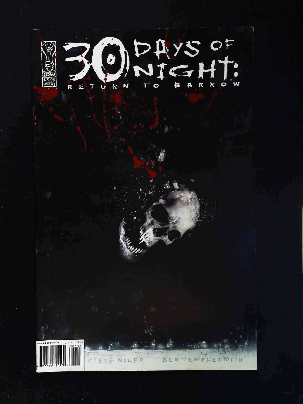 30 Days Of Night Return To Barrow #1 Idw Comics 2004 Vf+