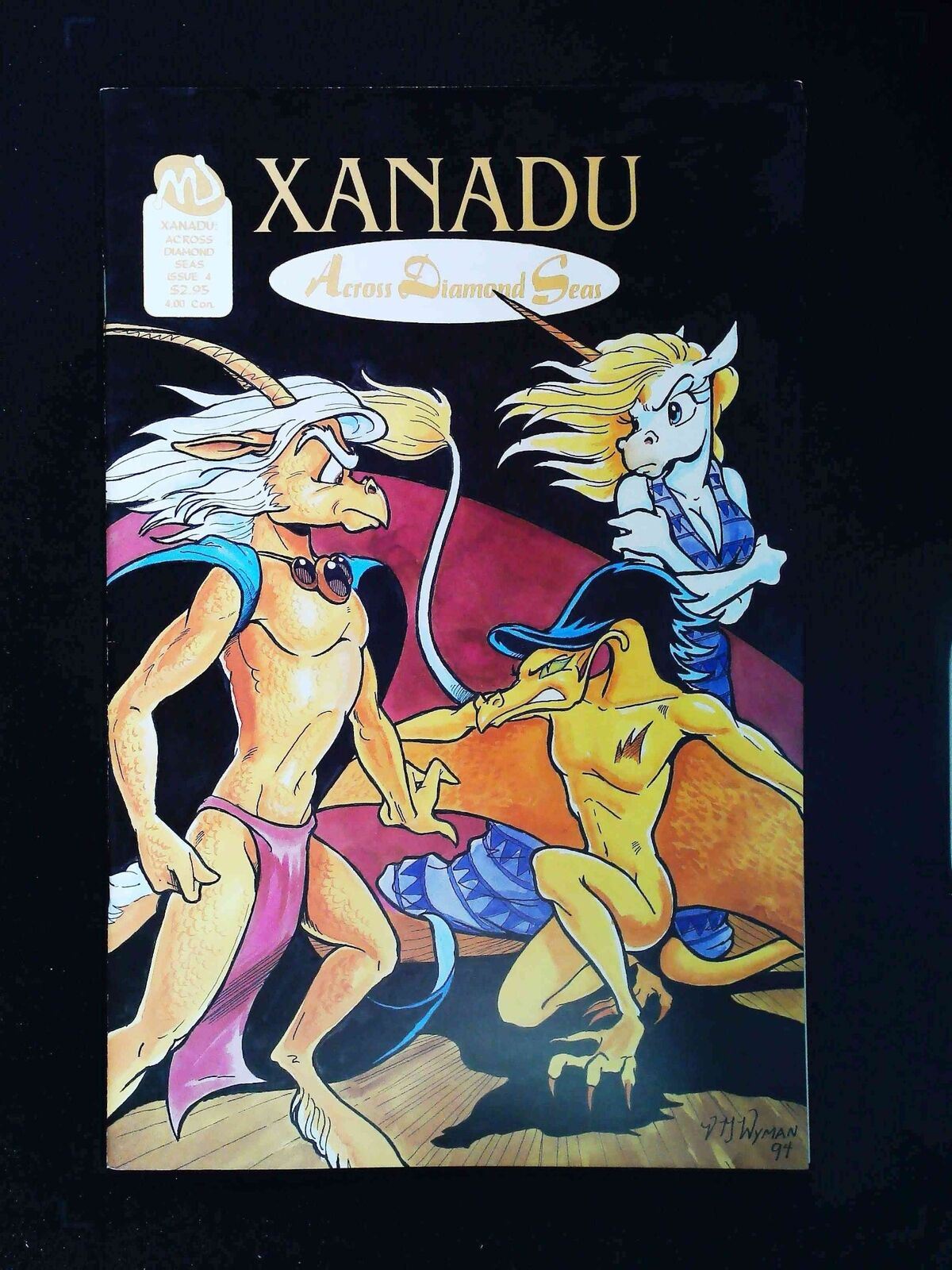 Xanadu Across Diamond Seas #4 Mu Press Comics 1994 Vf+