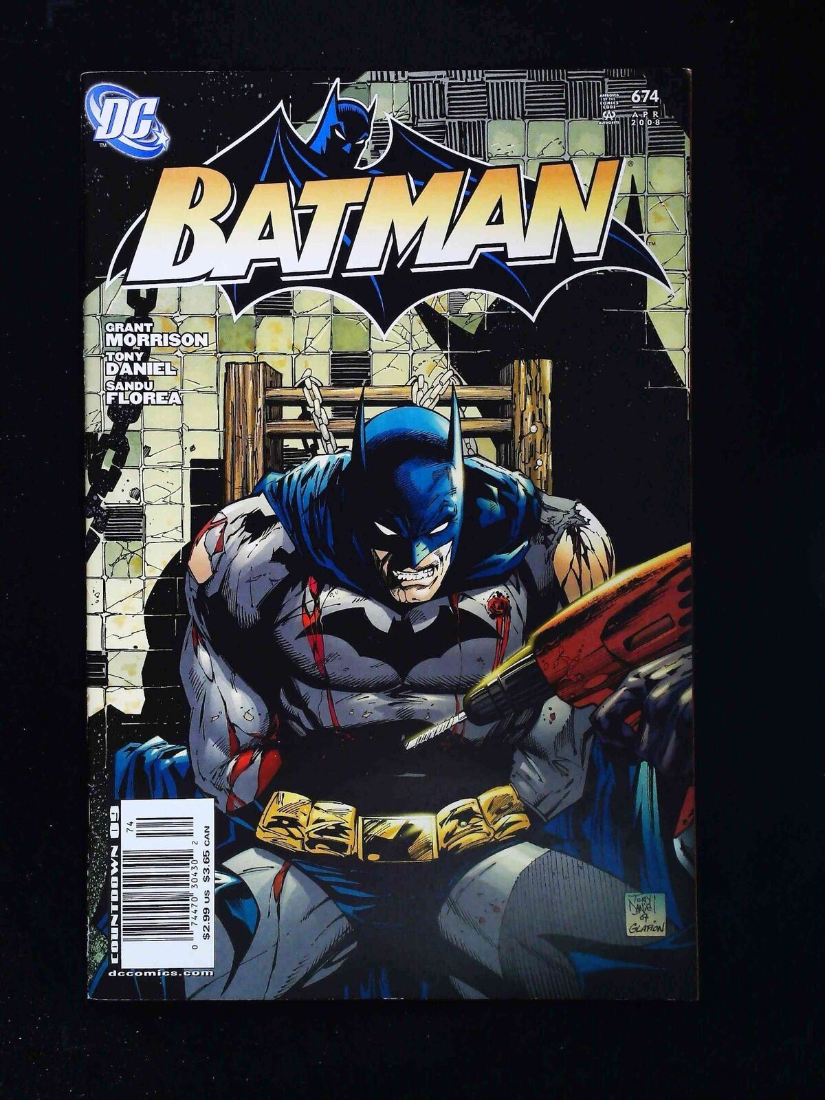 Batman #674 Dc Comics 2008 Vf+ Newsstand