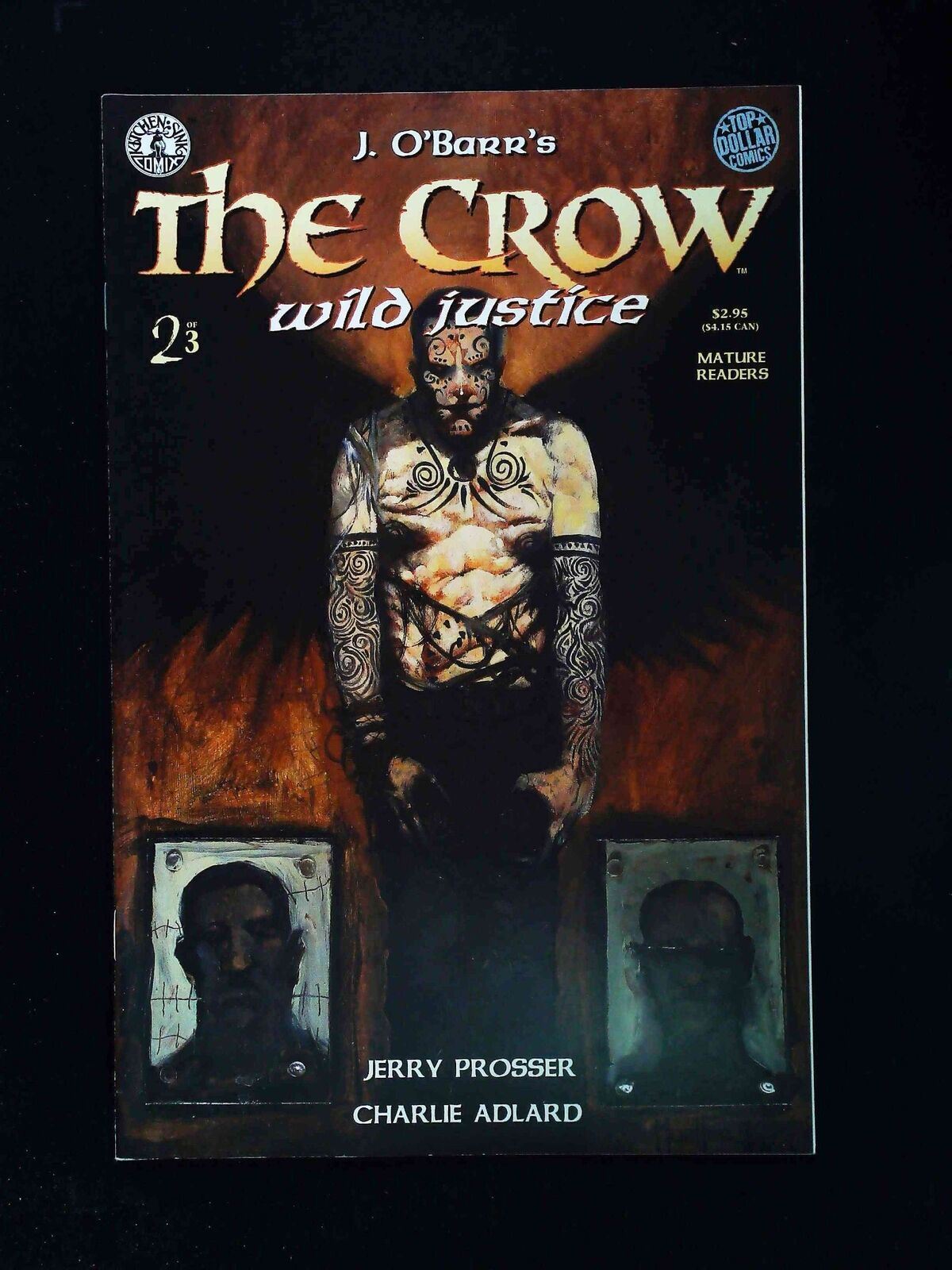 Crow Wild Justice #2 Kitchen Sink Comics 1996 Vf/Nm