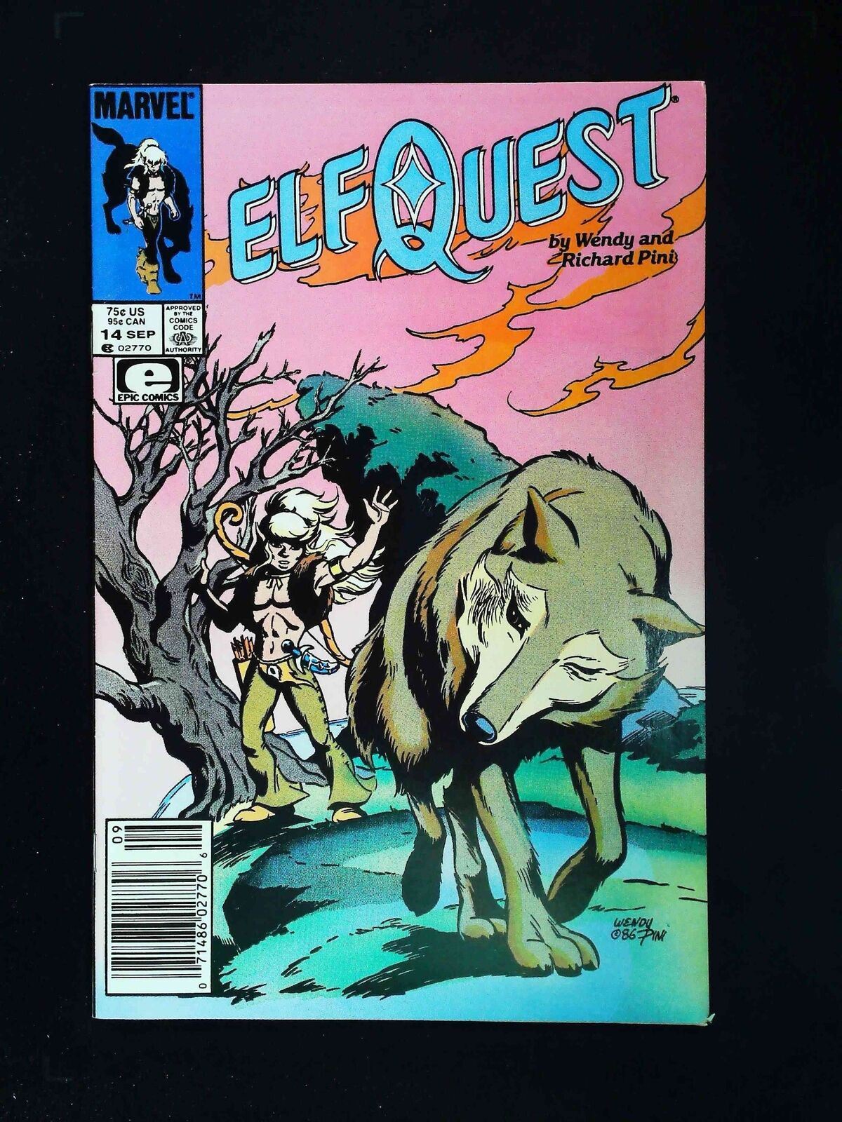 Elfquest #14 Marvel Comics 1986 Vf+ Newsstand