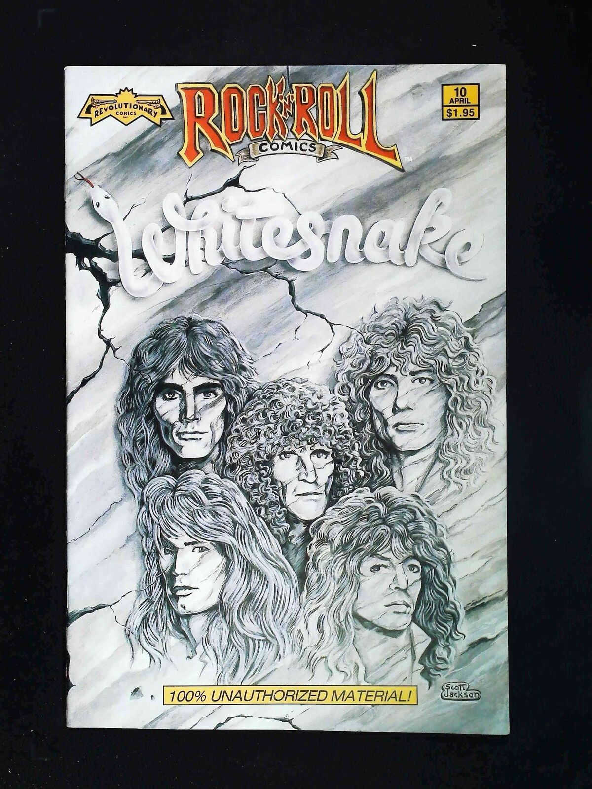 Rock N Roll Comics #10B Revolutionary Comics 1990 Vf/Nm Jackson Variant