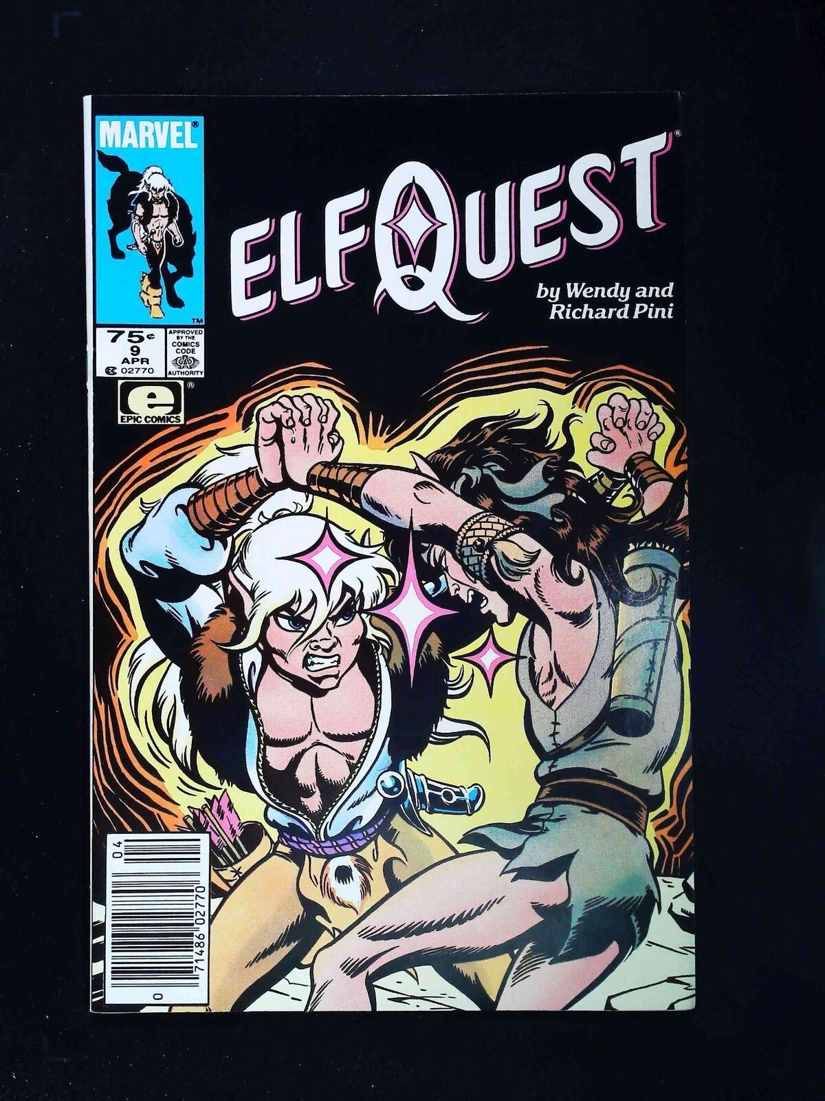 Elfquest #9 Marvel Comics 1986 Vf/Nm Newsstand