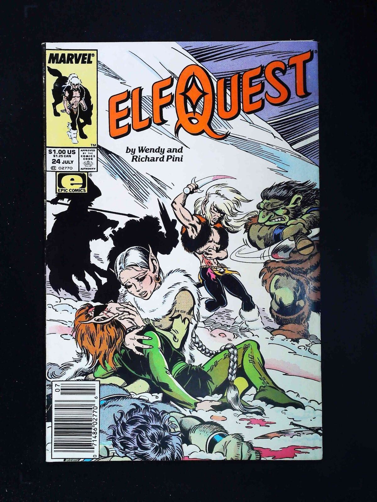 Elfquest #24 Marvel Comics 1987 Vf- Newsstand