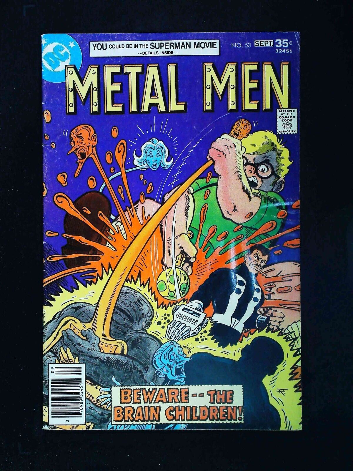 Metal Men #53 Dc Comics 1977 Fn Newsstand