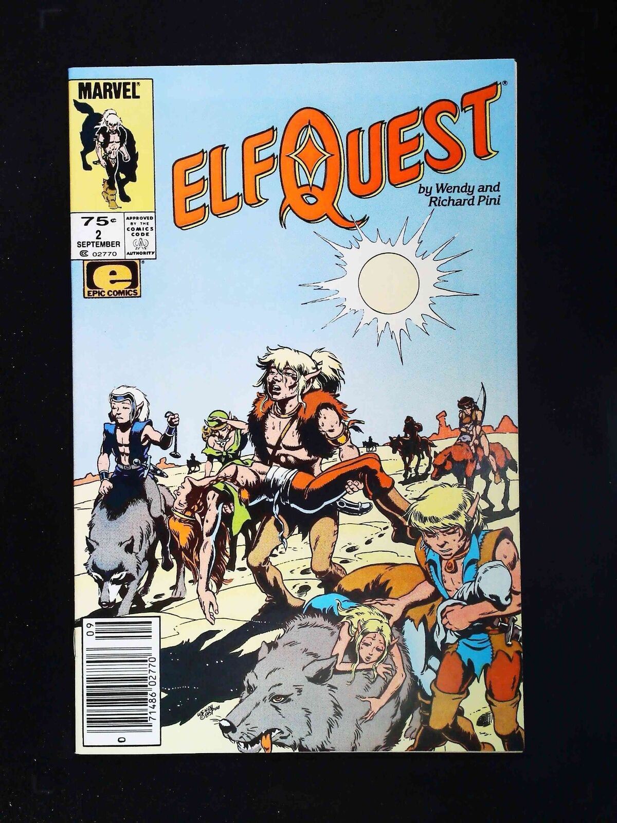 Elfquest #2 Marvel Comics 1985 Vf+ Newsstand
