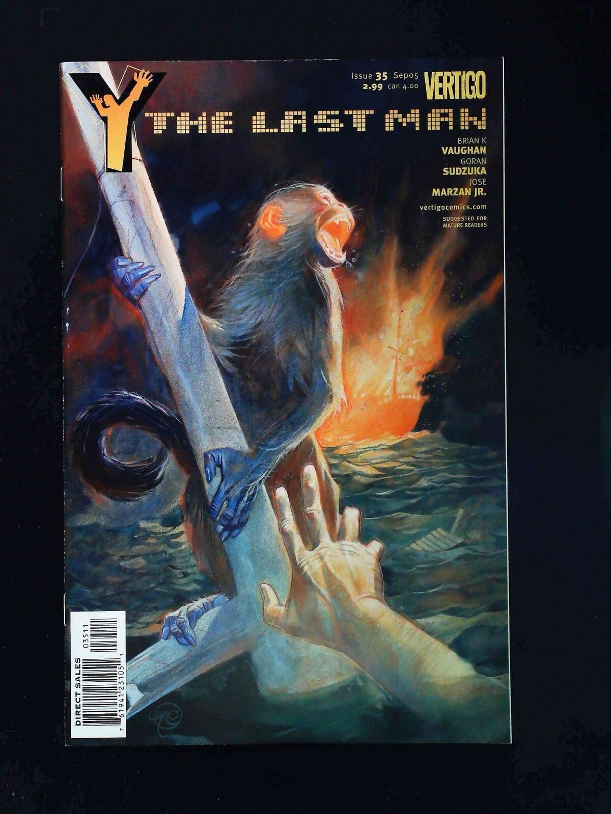 Y The Last Man #35 Dc/Vertigo Comics 2005 Vf/Nm